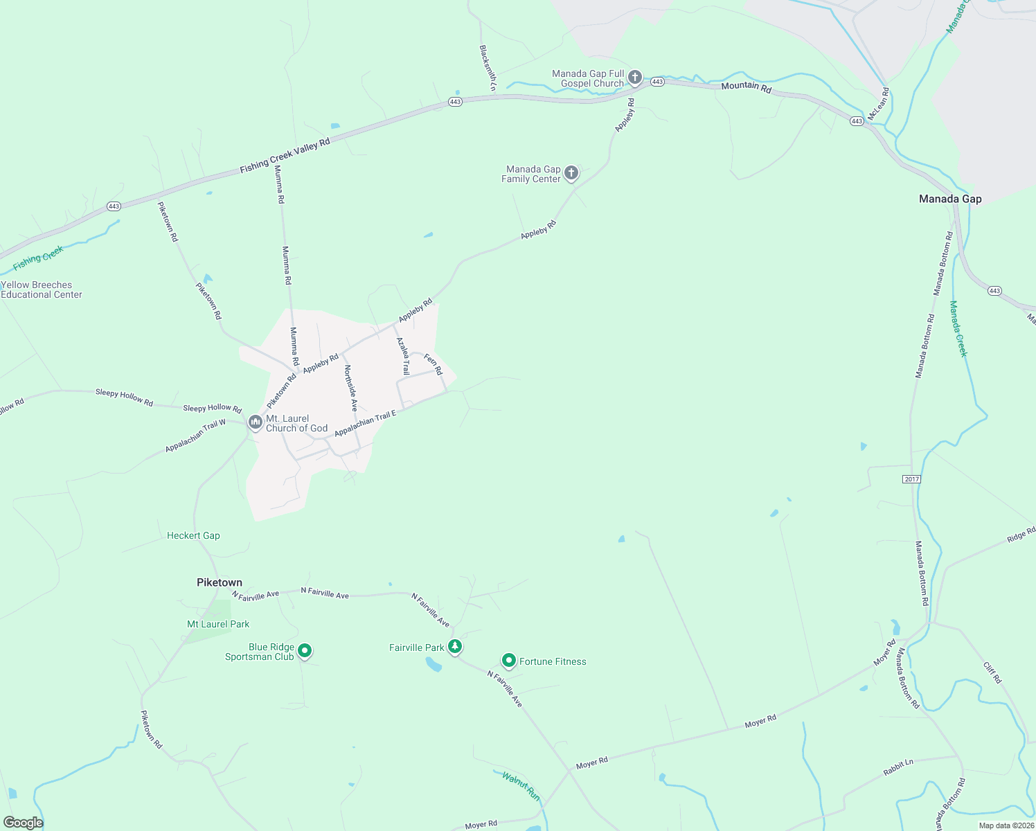 map of restaurants, bars, coffee shops, grocery stores, and more near 7943 Appalachian Trail East in Harrisburg