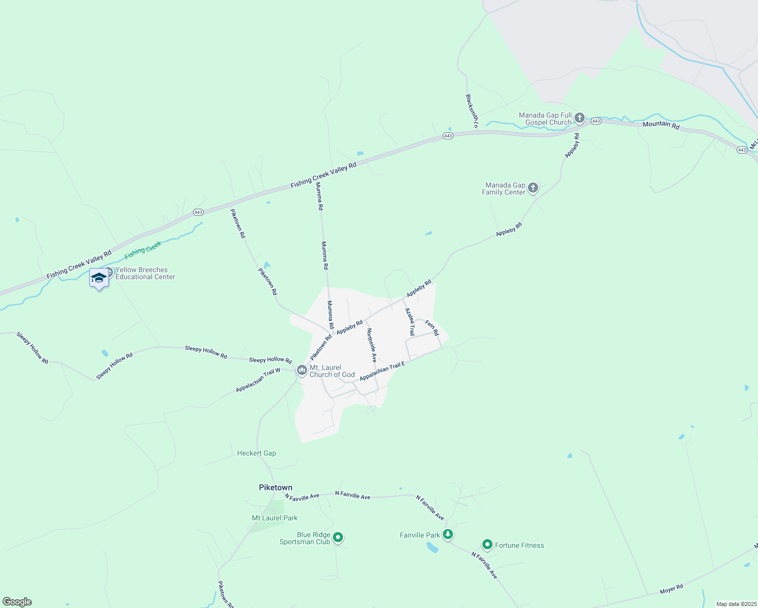 map of restaurants, bars, coffee shops, grocery stores, and more near 7704 Appleby Road in Harrisburg