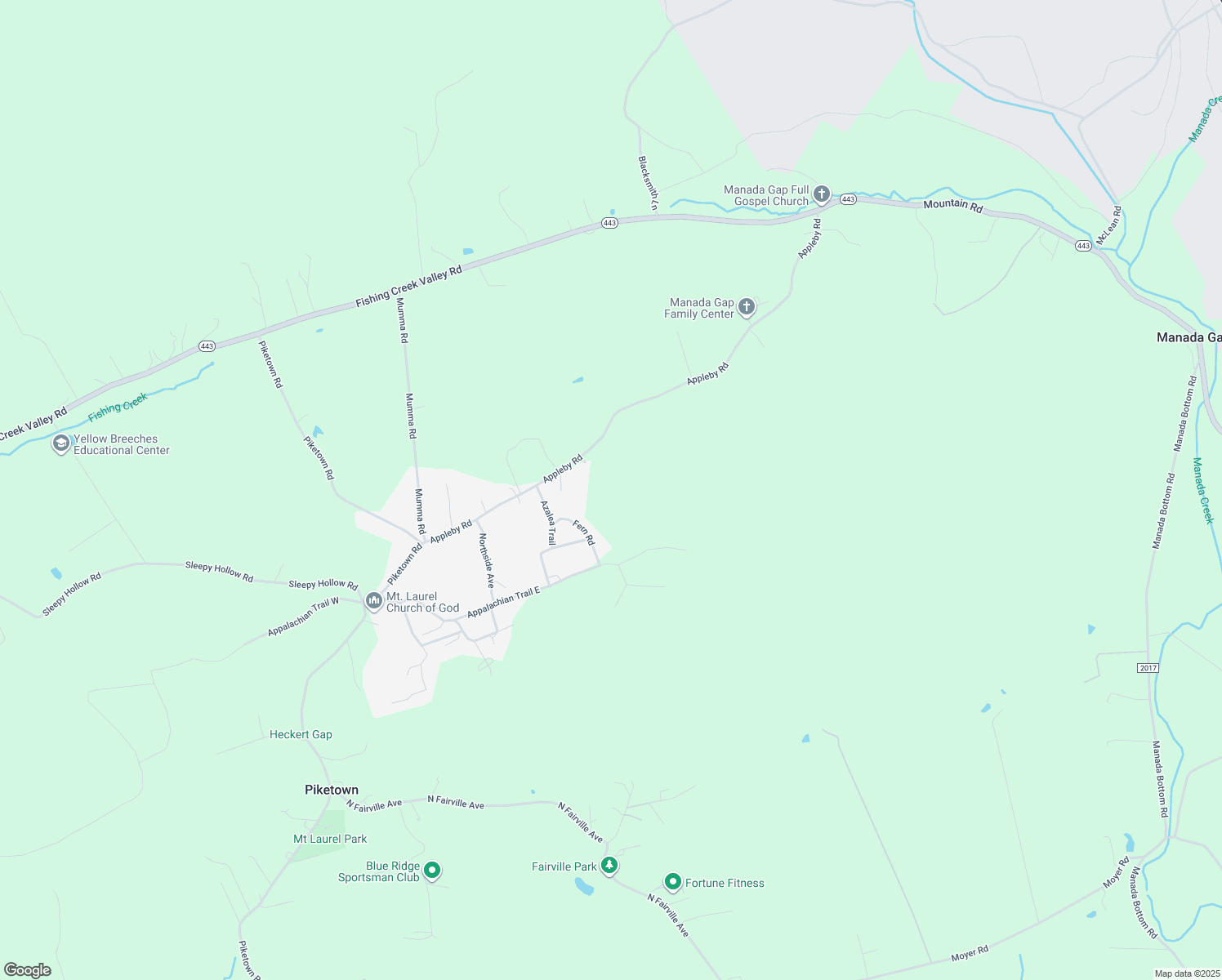 map of restaurants, bars, coffee shops, grocery stores, and more near 7843 Appleby Road in Harrisburg