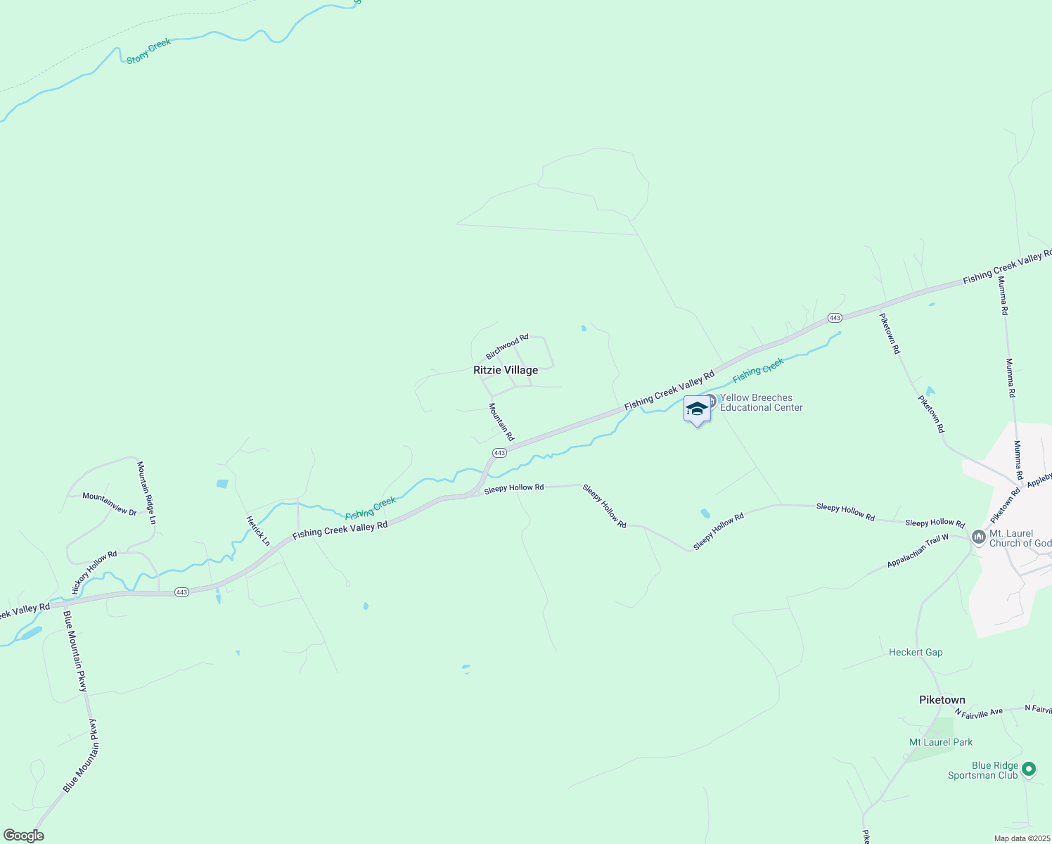 map of restaurants, bars, coffee shops, grocery stores, and more near 7016 Fishing Creek Valley Road in Harrisburg
