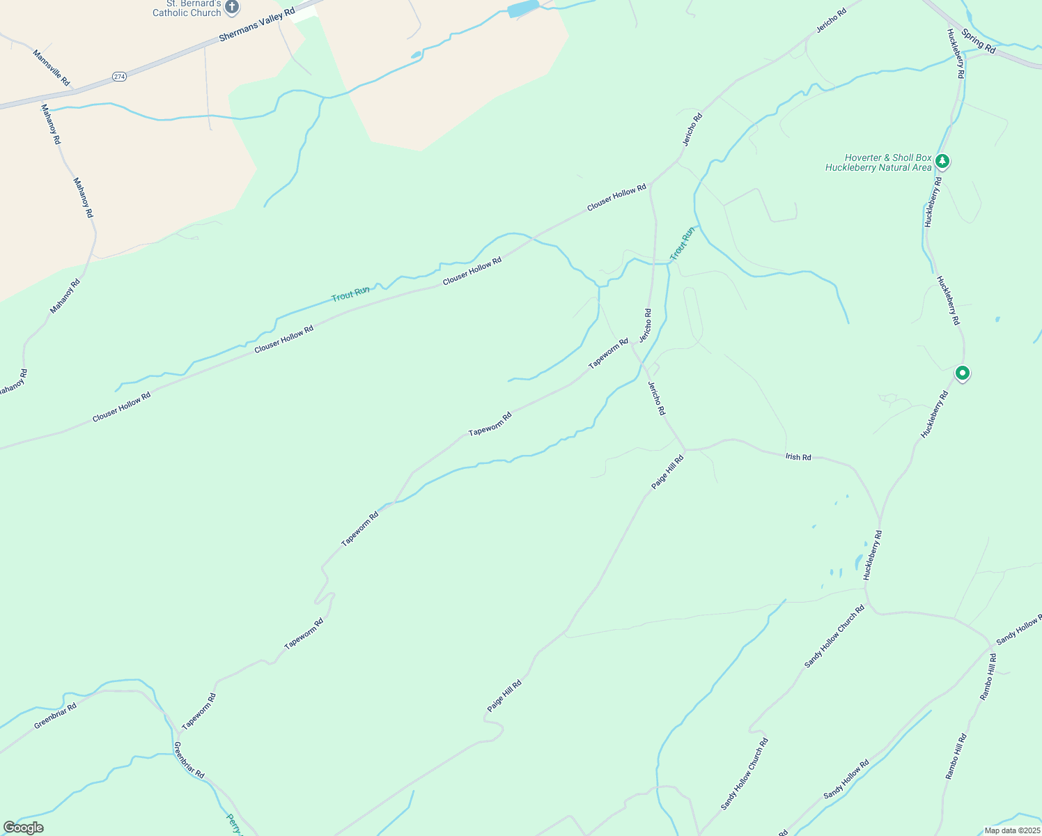 map of restaurants, bars, coffee shops, grocery stores, and more near 150 Tapeworm Road in New Bloomfield