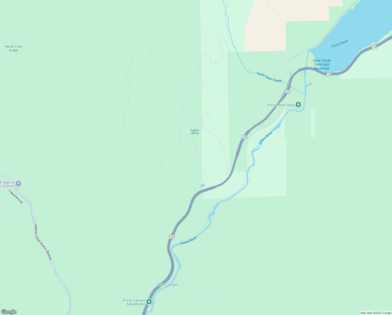 map of restaurants, bars, coffee shops, grocery stores, and more near 9157 Juniper Drive in Heber City