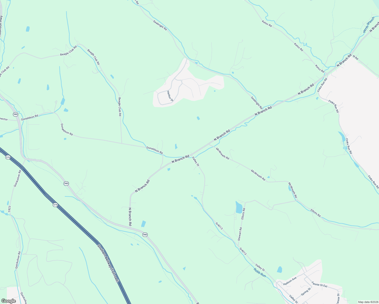 map of restaurants, bars, coffee shops, grocery stores, and more near 800 North Branch Road in McDonald