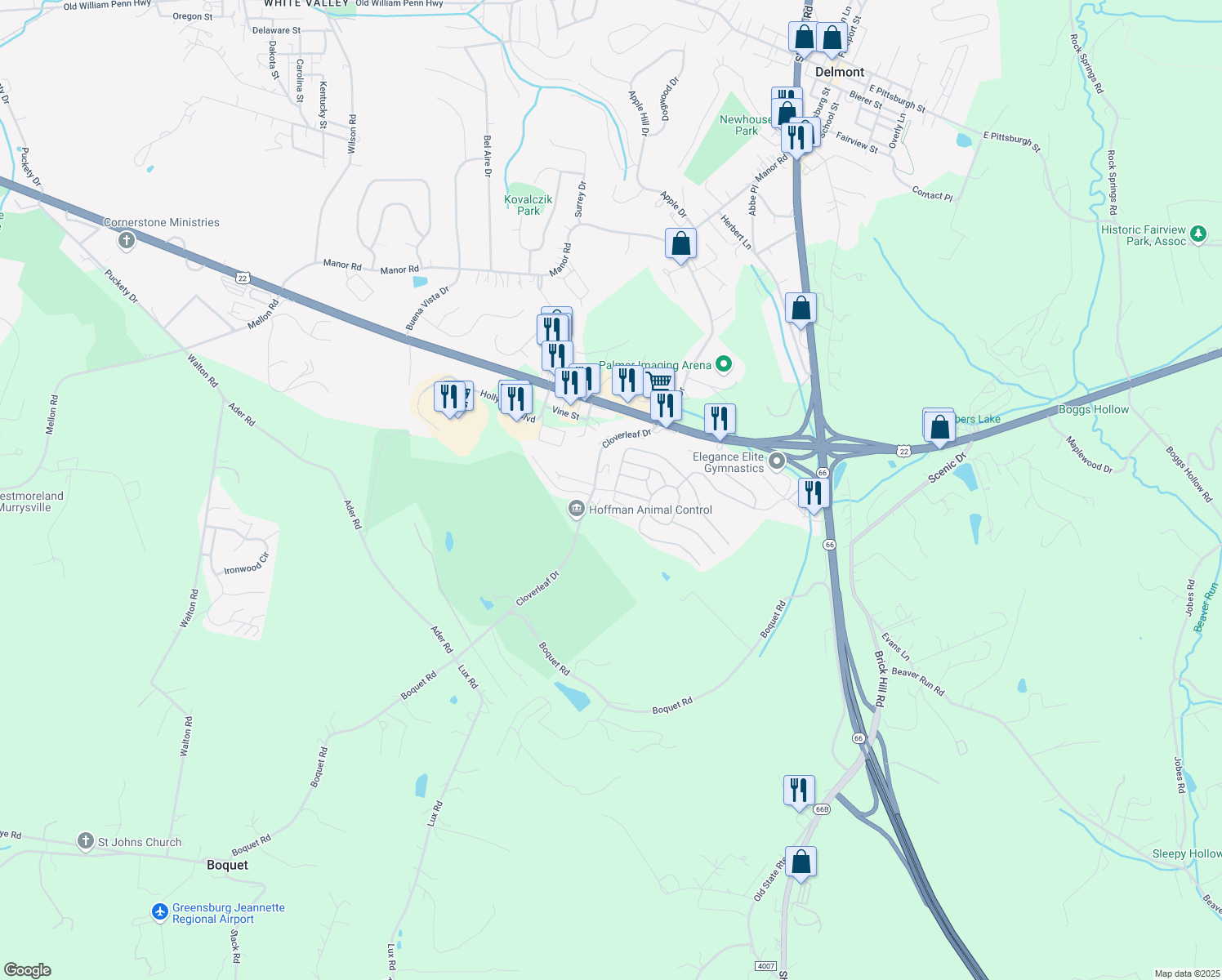 100 Devonshire Dr, Delmont PA Walk Score