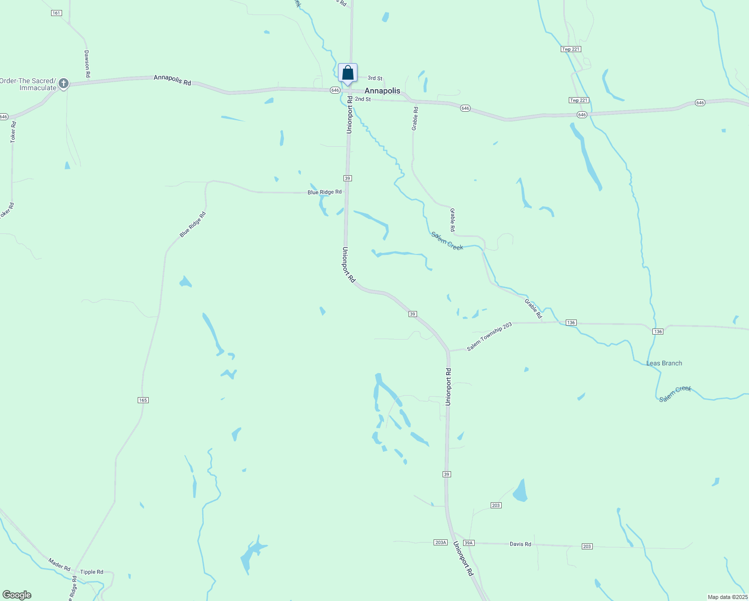 map of restaurants, bars, coffee shops, grocery stores, and more near 6135 Unionport Road in Bloomingdale