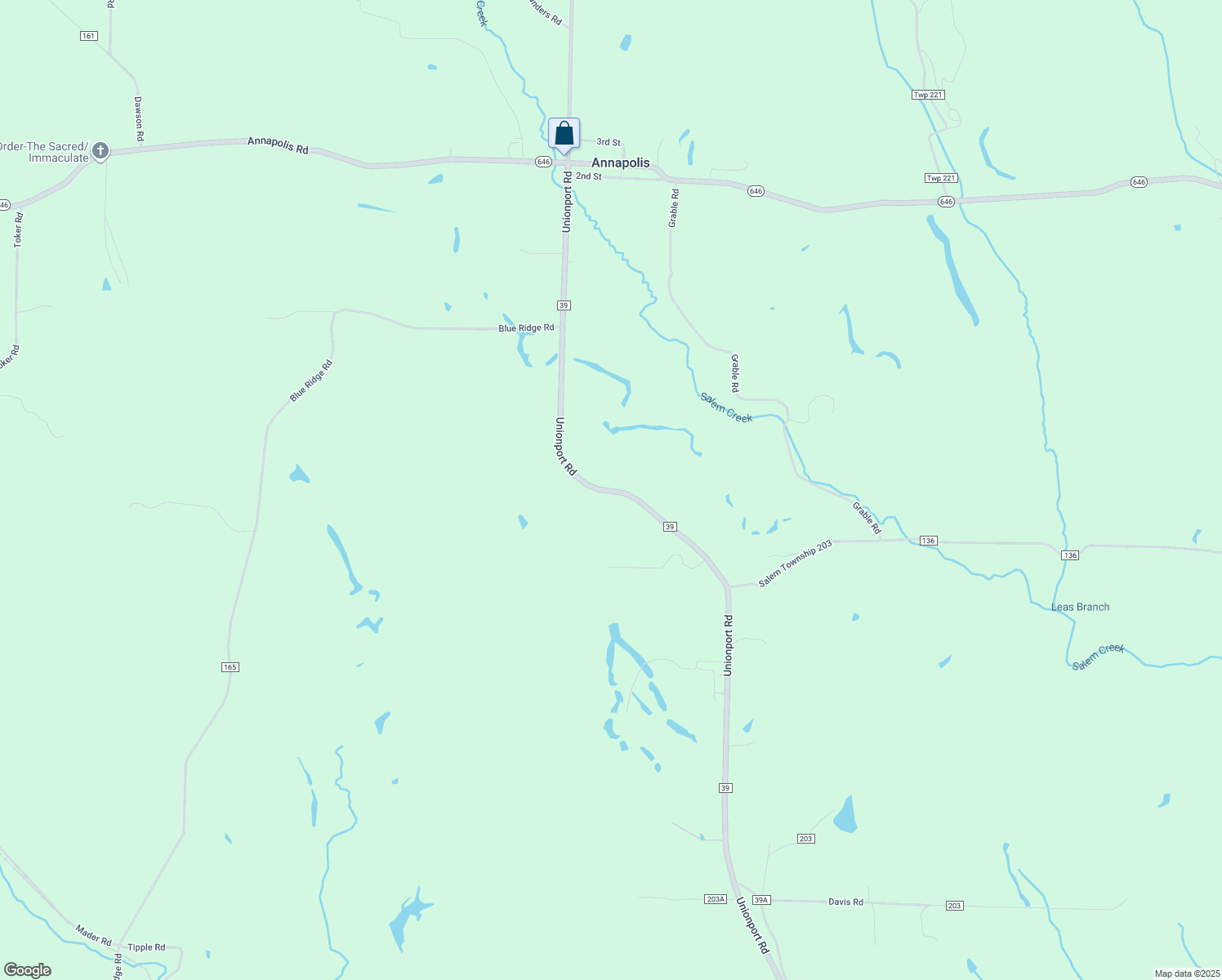 map of restaurants, bars, coffee shops, grocery stores, and more near 6135 Unionport Road in Bloomingdale