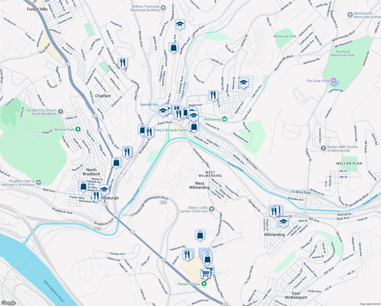 28 Markle Street, North Versailles PA Walk Score