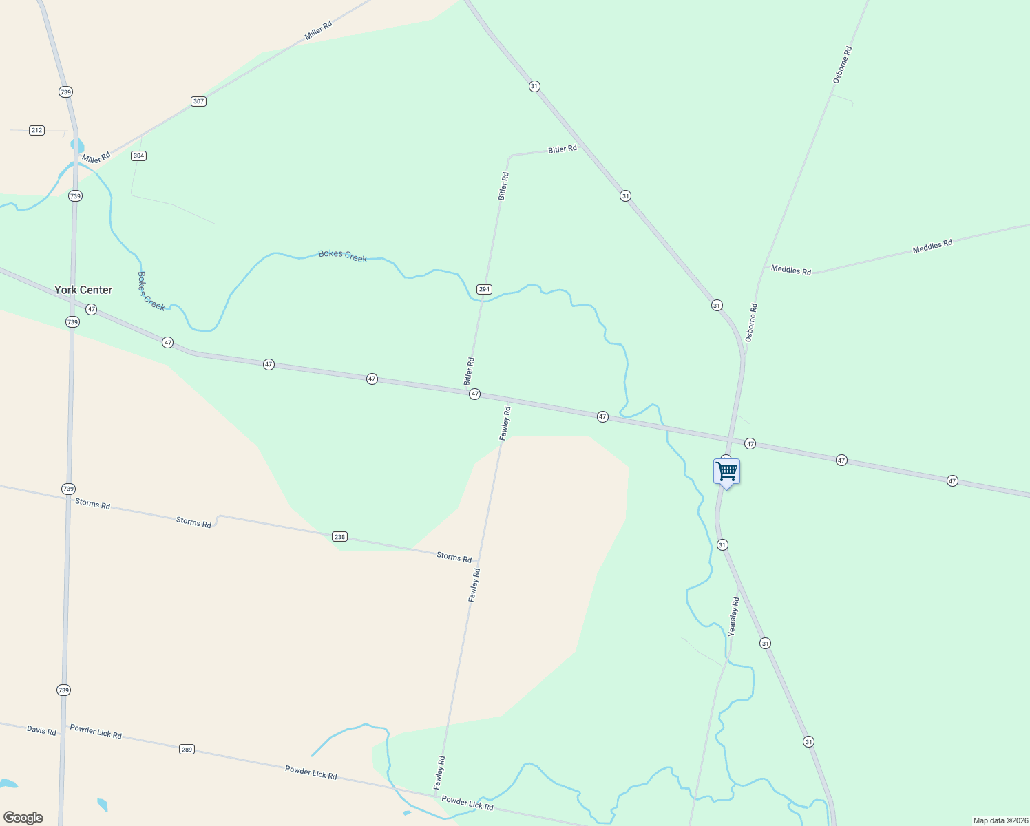 map of restaurants, bars, coffee shops, grocery stores, and more near 27898 Fawley Road in Raymond