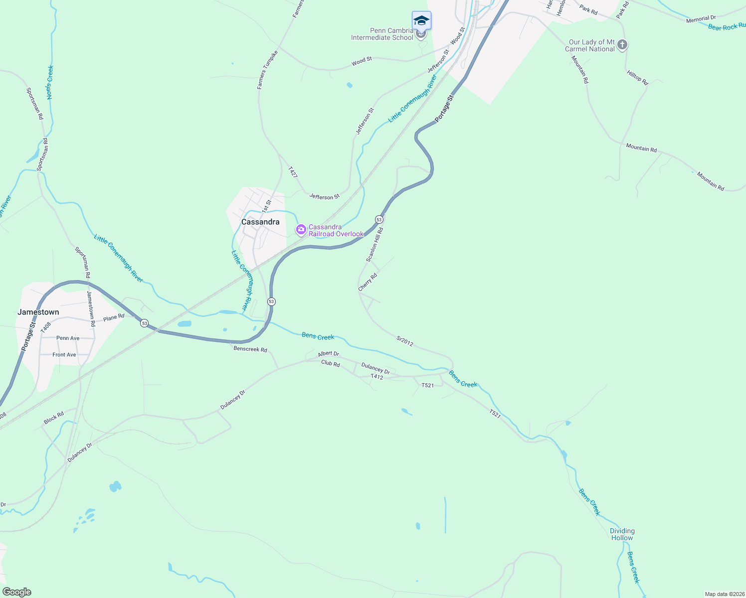 map of restaurants, bars, coffee shops, grocery stores, and more near 130 Apple Dr in Lilly