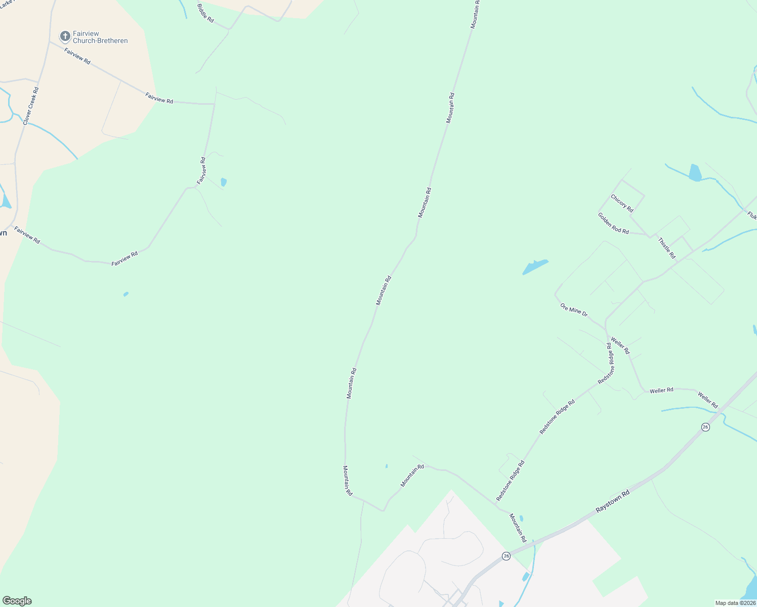 map of restaurants, bars, coffee shops, grocery stores, and more near Mountain Road in James Creek