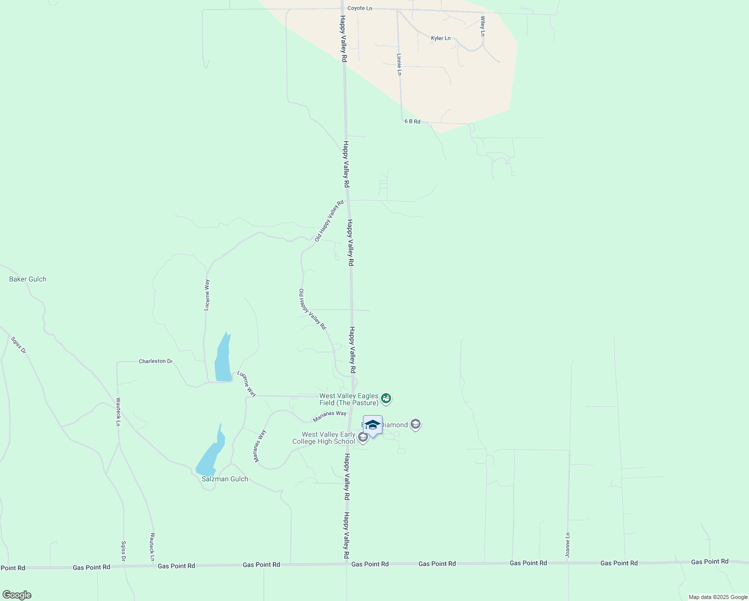 map of restaurants, bars, coffee shops, grocery stores, and more near 17600 Nebraska Way in Anderson