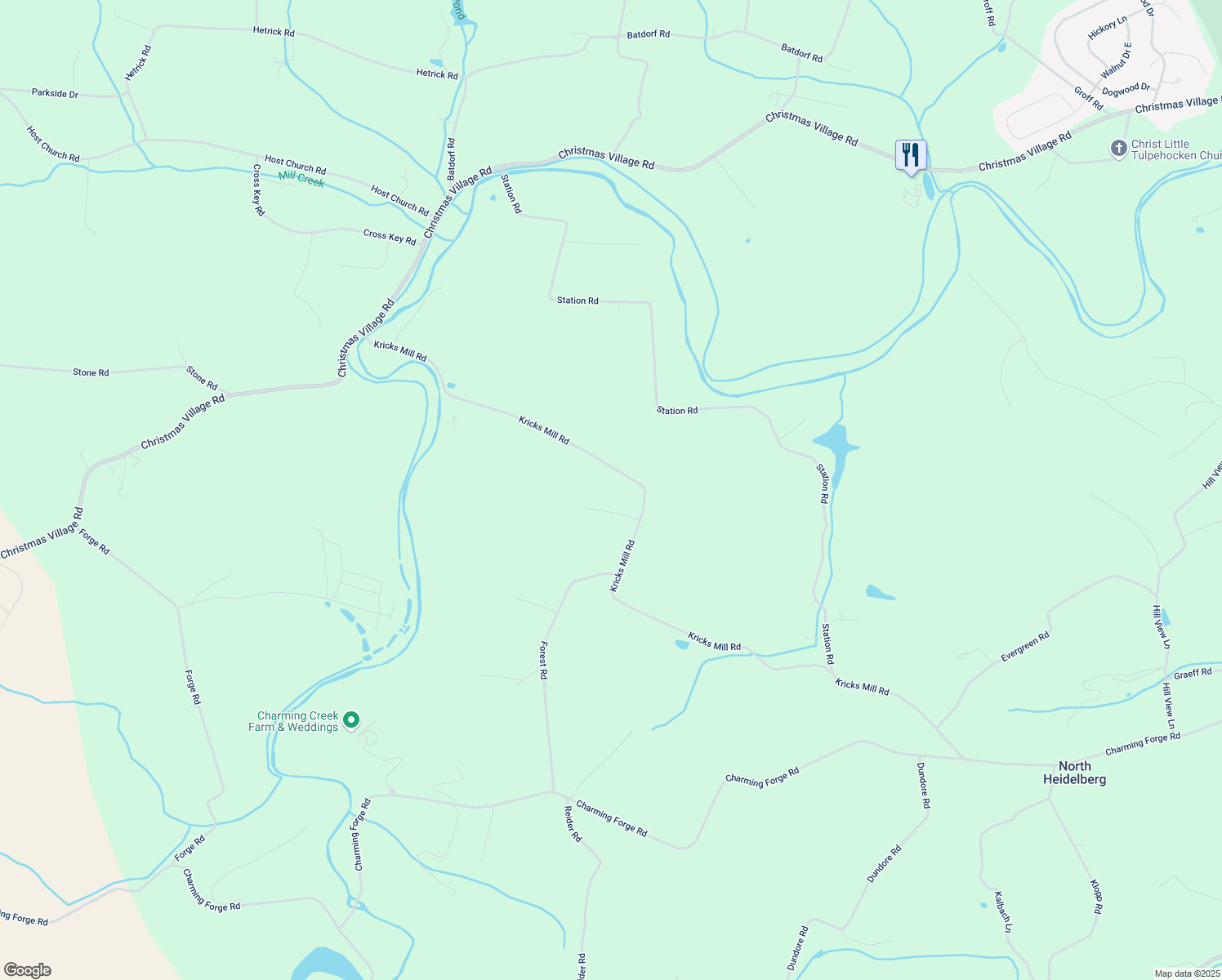 map of restaurants, bars, coffee shops, grocery stores, and more near 31 Lee Ln in Robesonia