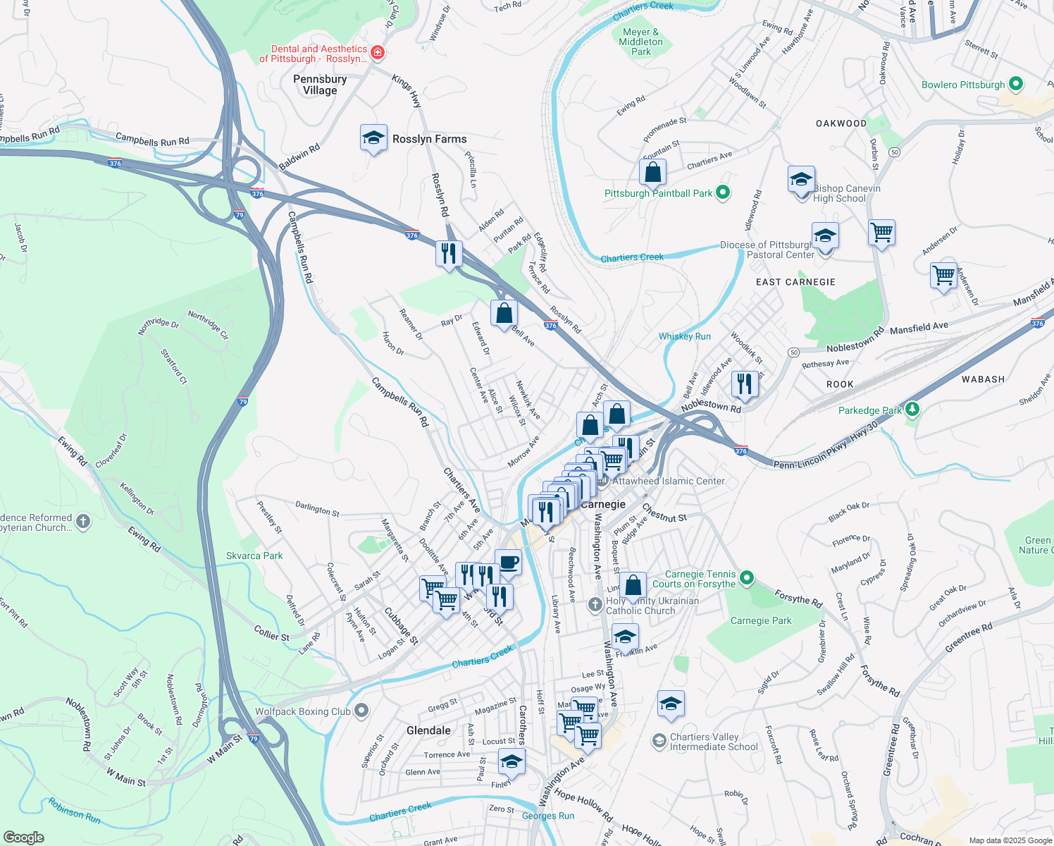 322 Wilcox Street, Carnegie PA Walk Score