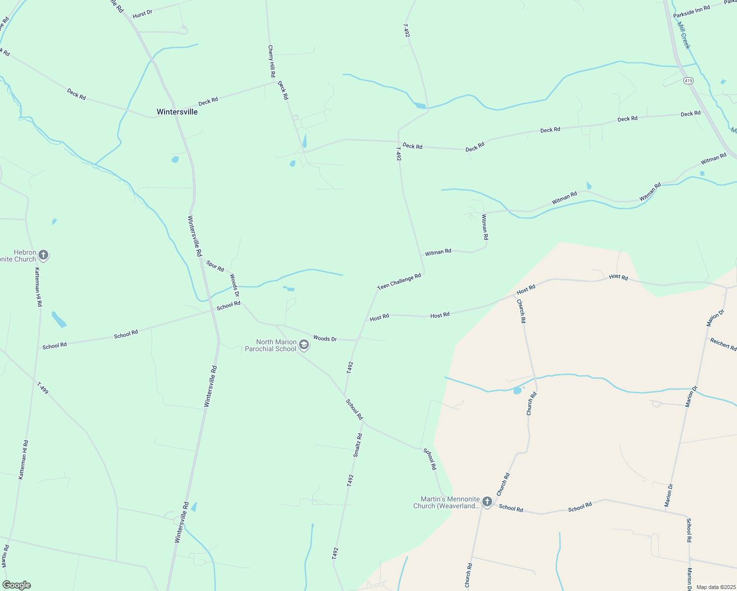 map of restaurants, bars, coffee shops, grocery stores, and more near 140 Teen Challenge Road in Womelsdorf