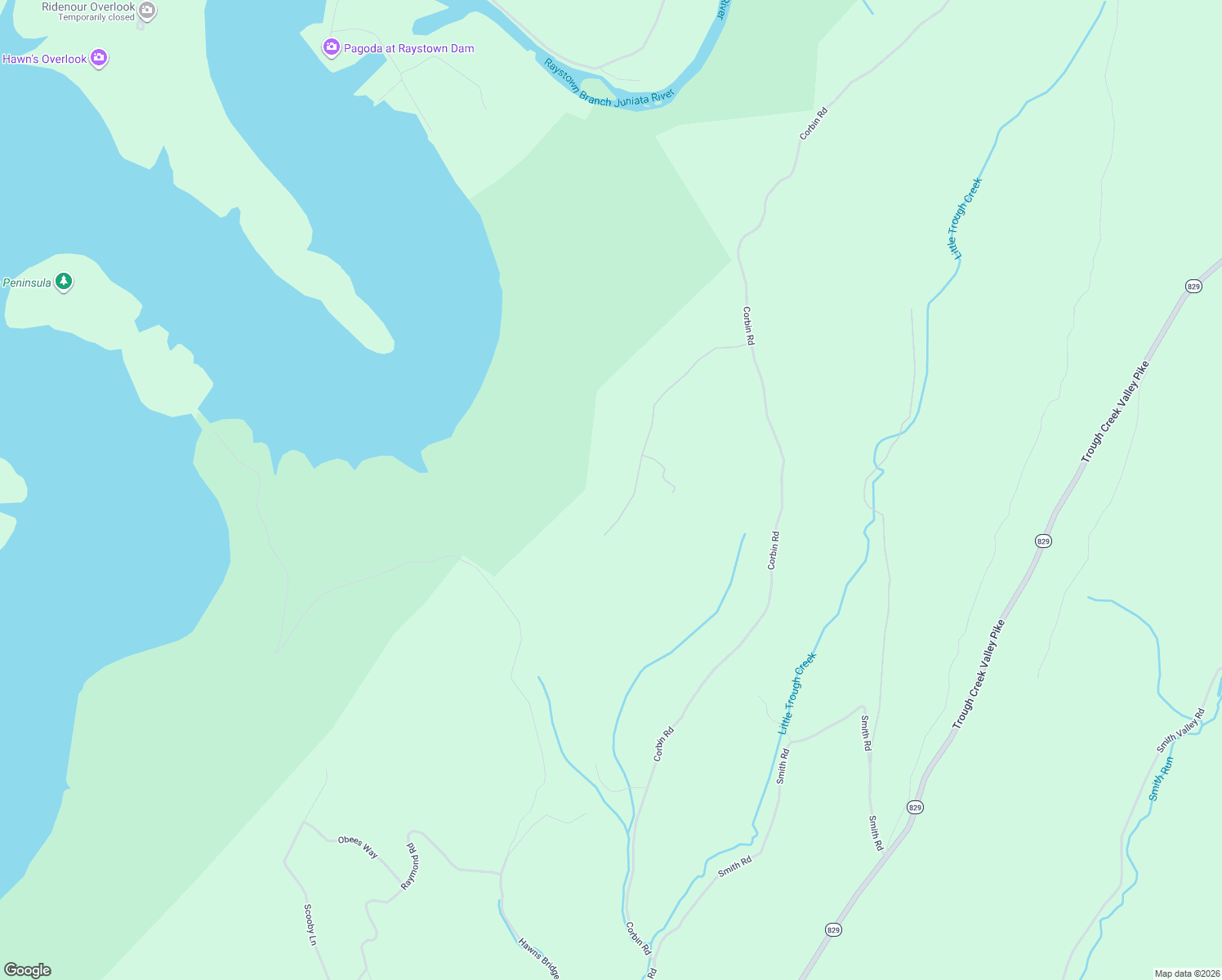 map of restaurants, bars, coffee shops, grocery stores, and more near 8165 Sand Rock Road in Huntingdon
