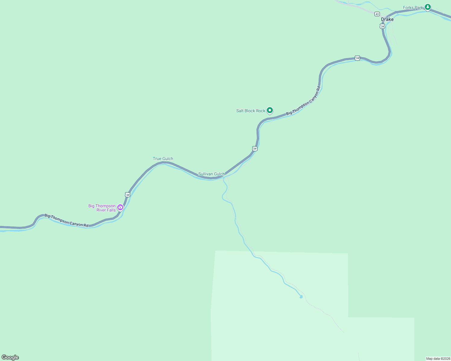 map of restaurants, bars, coffee shops, grocery stores, and more near in Larimer County