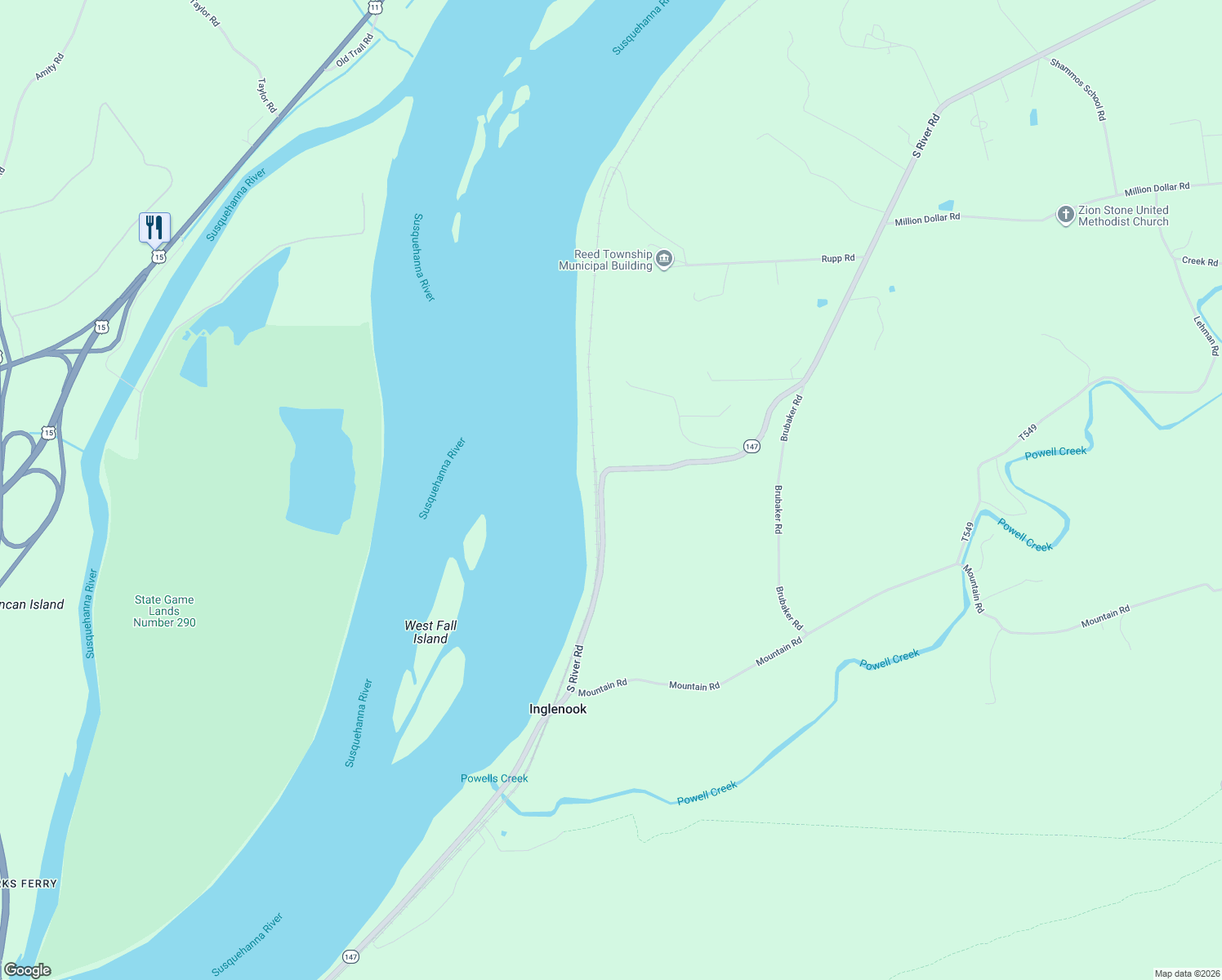 map of restaurants, bars, coffee shops, grocery stores, and more near 1231 South River Road in Halifax
