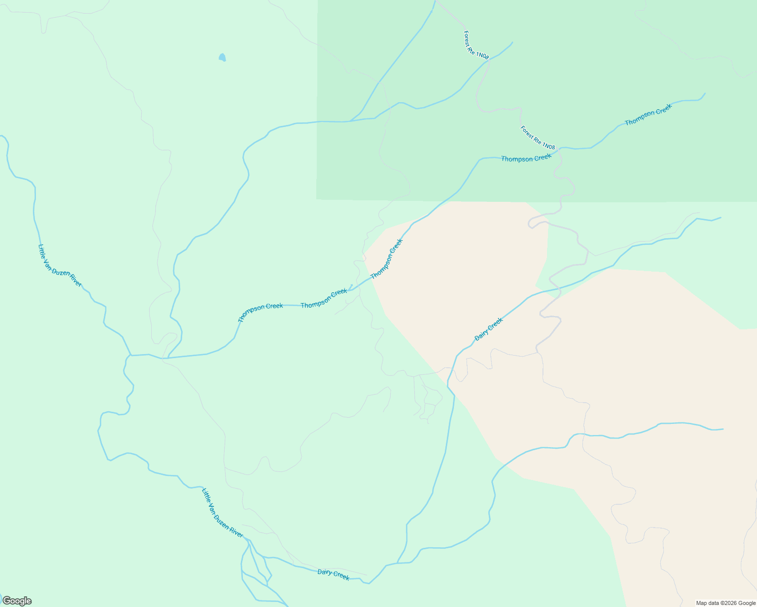 map of restaurants, bars, coffee shops, grocery stores, and more near 5005 Burr Valley Road in Bridgeville