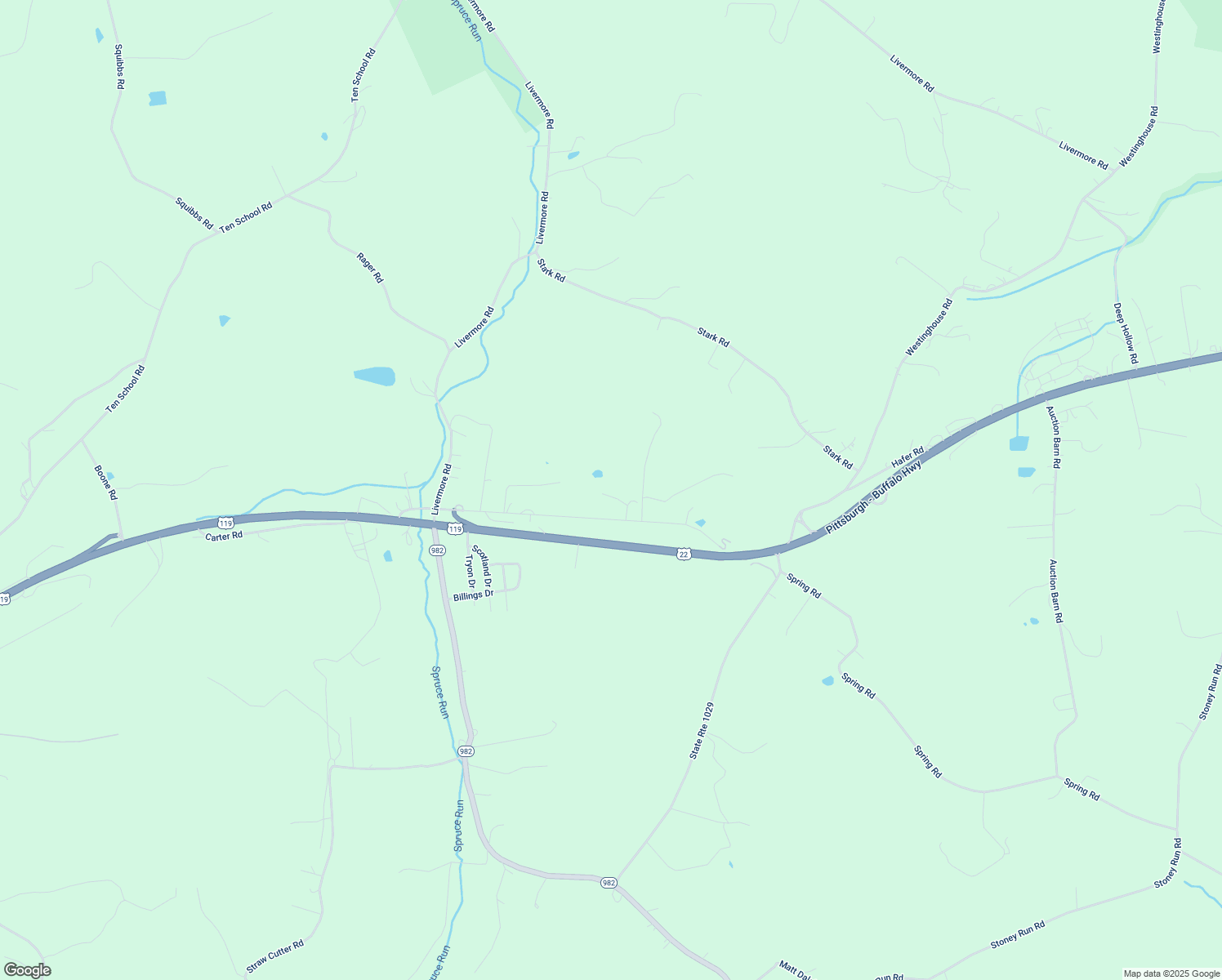 map of restaurants, bars, coffee shops, grocery stores, and more near 122 Sandy Acres Lane in Blairsville