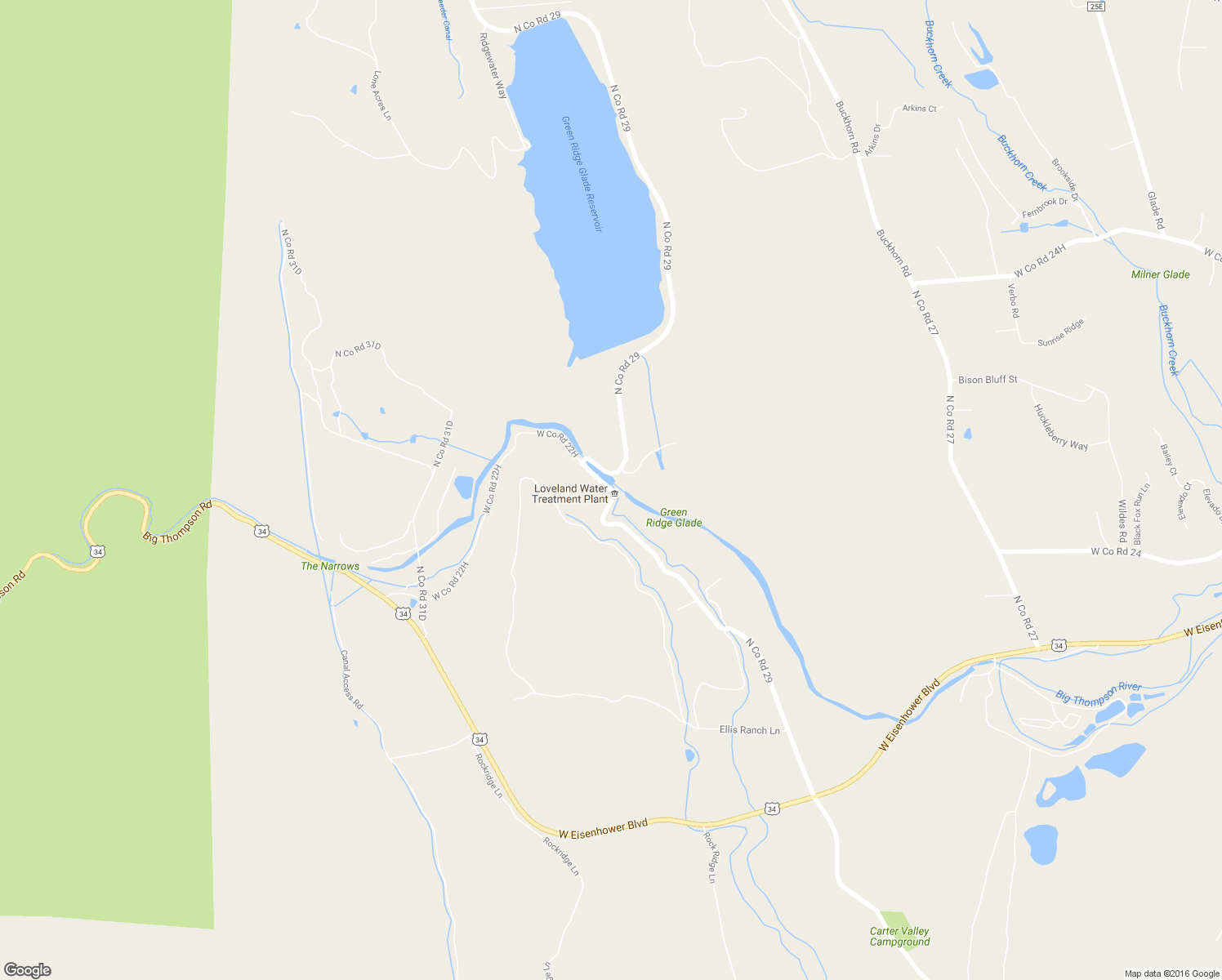 map of restaurants, bars, coffee shops, grocery stores, and more near 3152 Waterdale Drive in Loveland