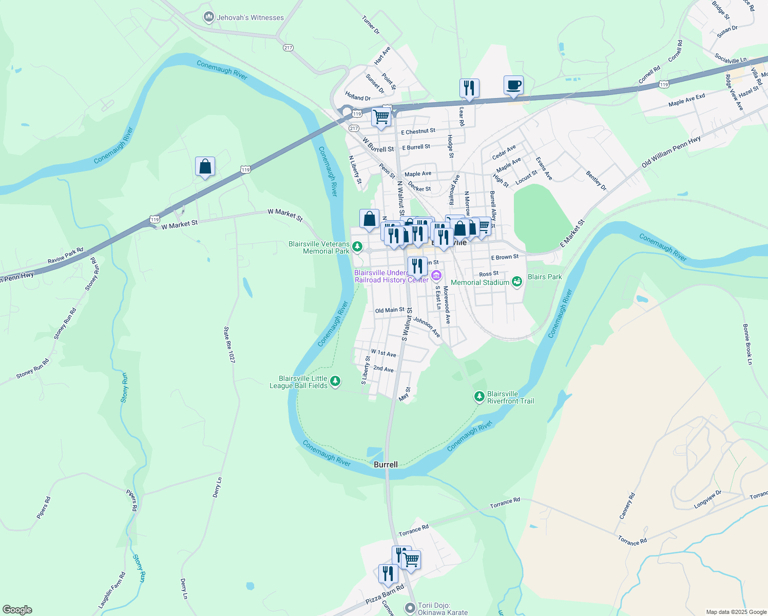 140 Old Main Street, Blairsville PA Walk Score