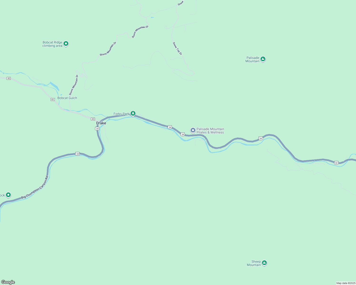 map of restaurants, bars, coffee shops, grocery stores, and more near 28 Rose Hall Way in Loveland