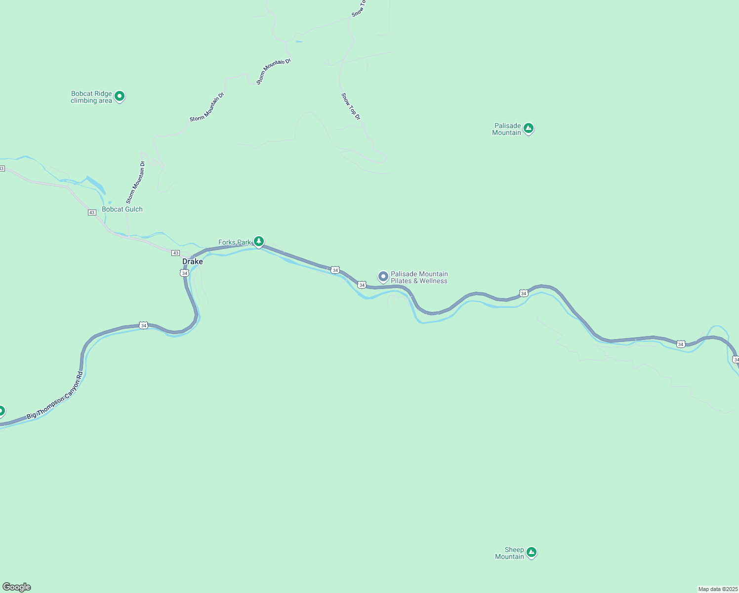 map of restaurants, bars, coffee shops, grocery stores, and more near 28 Rose Hall Way in Loveland