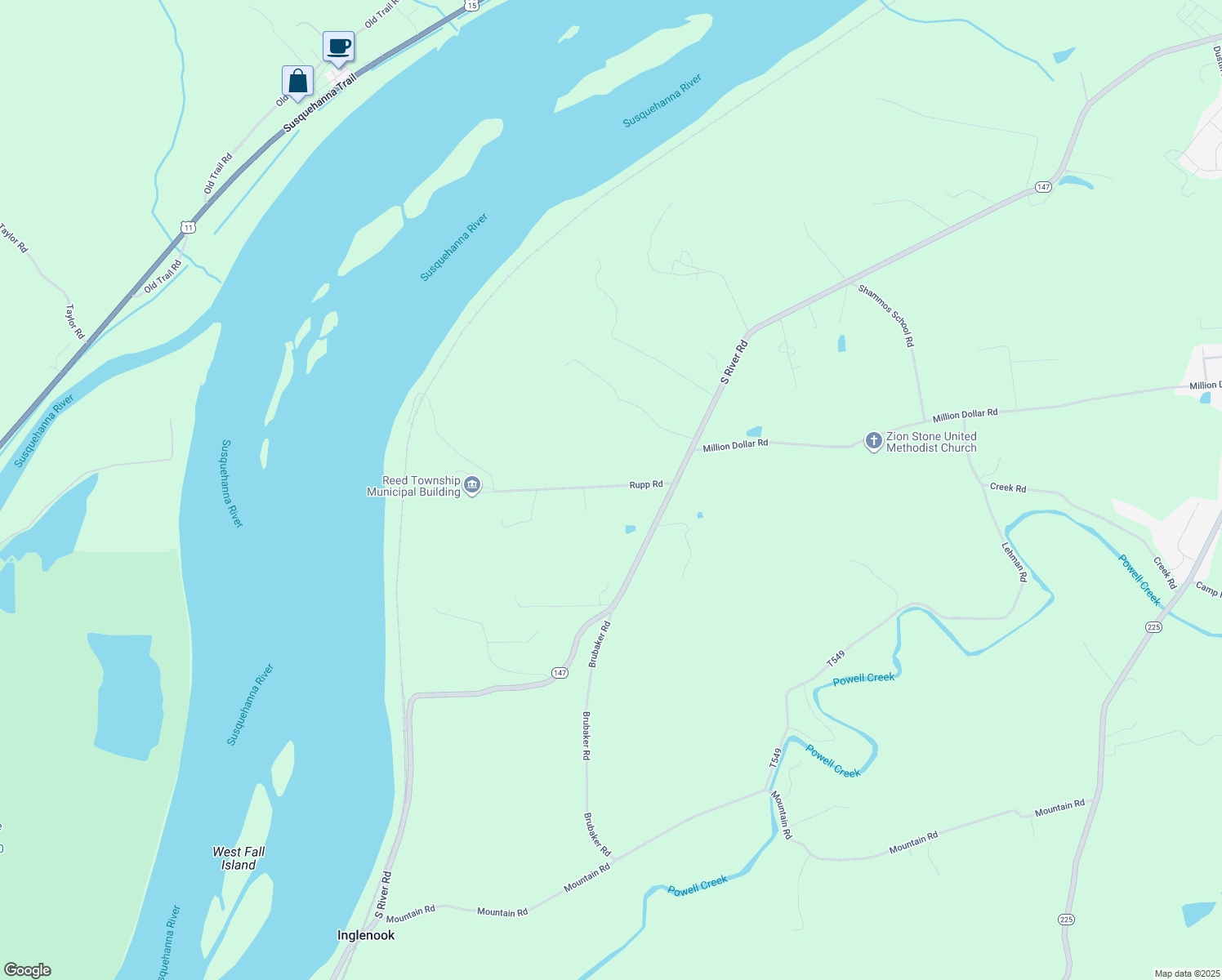 map of restaurants, bars, coffee shops, grocery stores, and more near 67 Rupp Road in Halifax