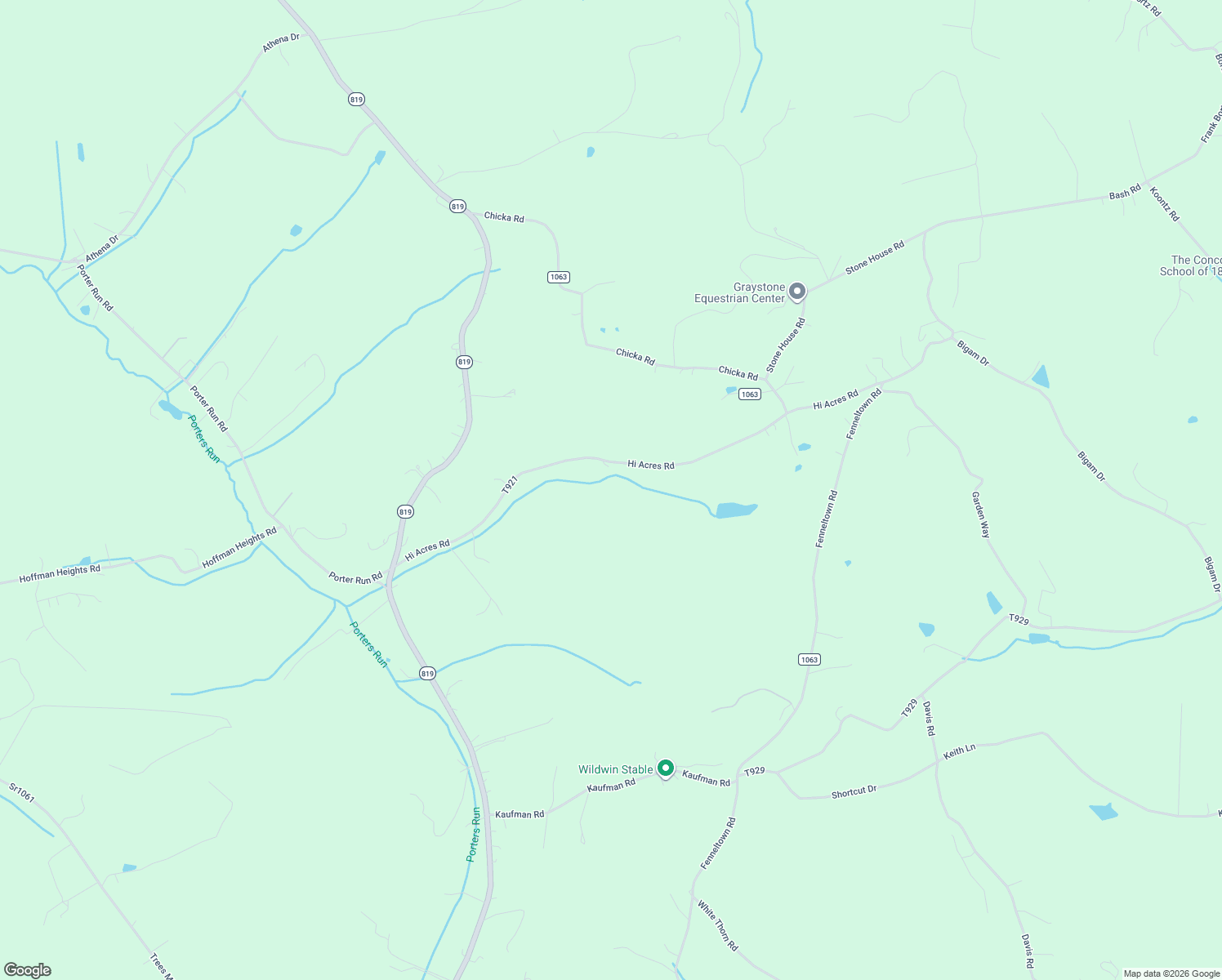 map of restaurants, bars, coffee shops, grocery stores, and more near 244 Hi Arcres Road in Slickville