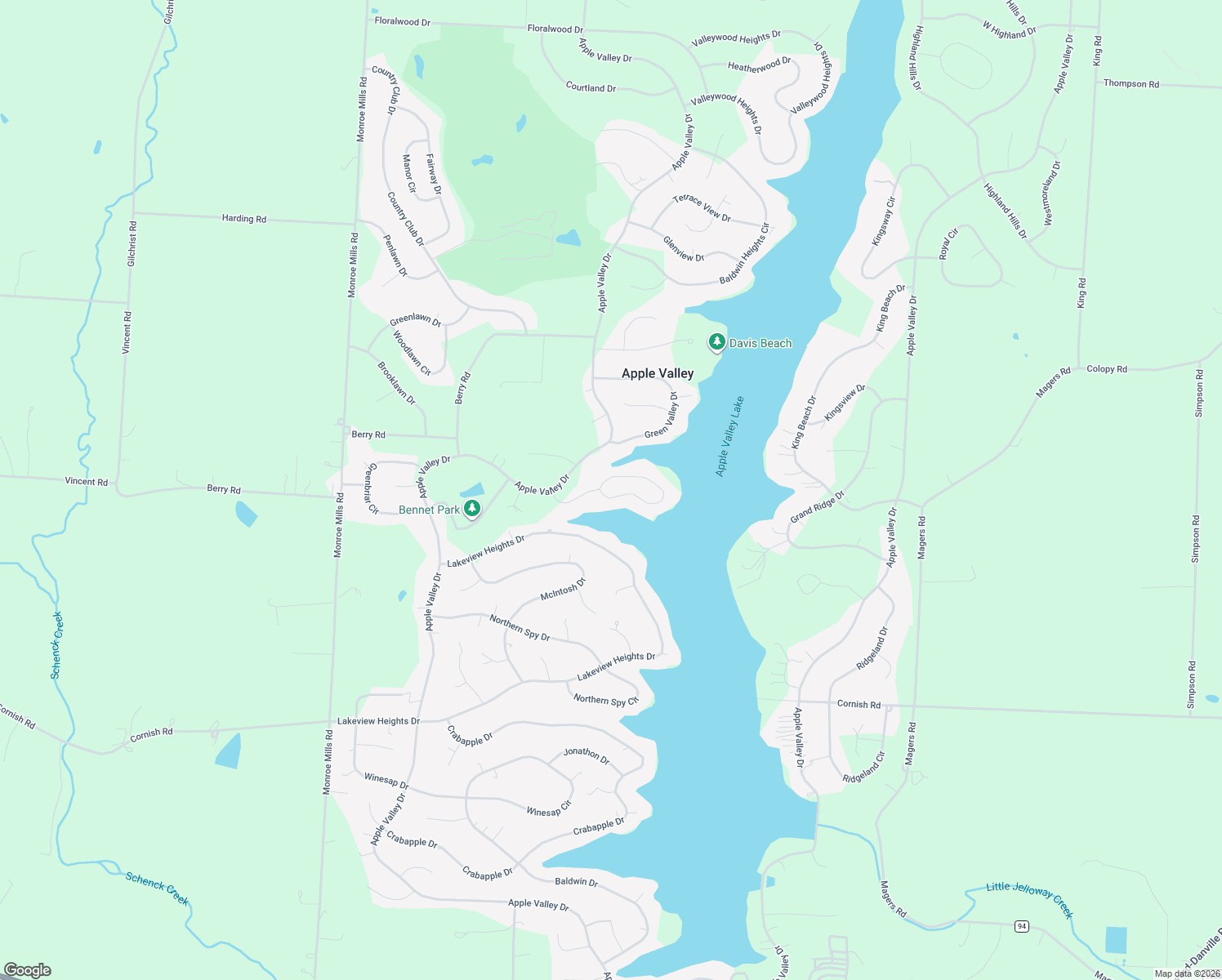 map of restaurants, bars, coffee shops, grocery stores, and more near 406 Greenacre Circle in Howard