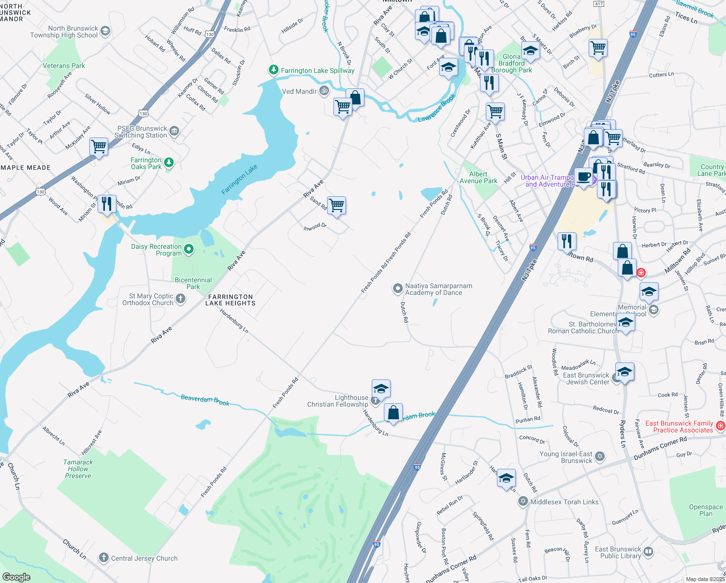 45 Fresh Ponds Road, Milltown NJ Walk Score