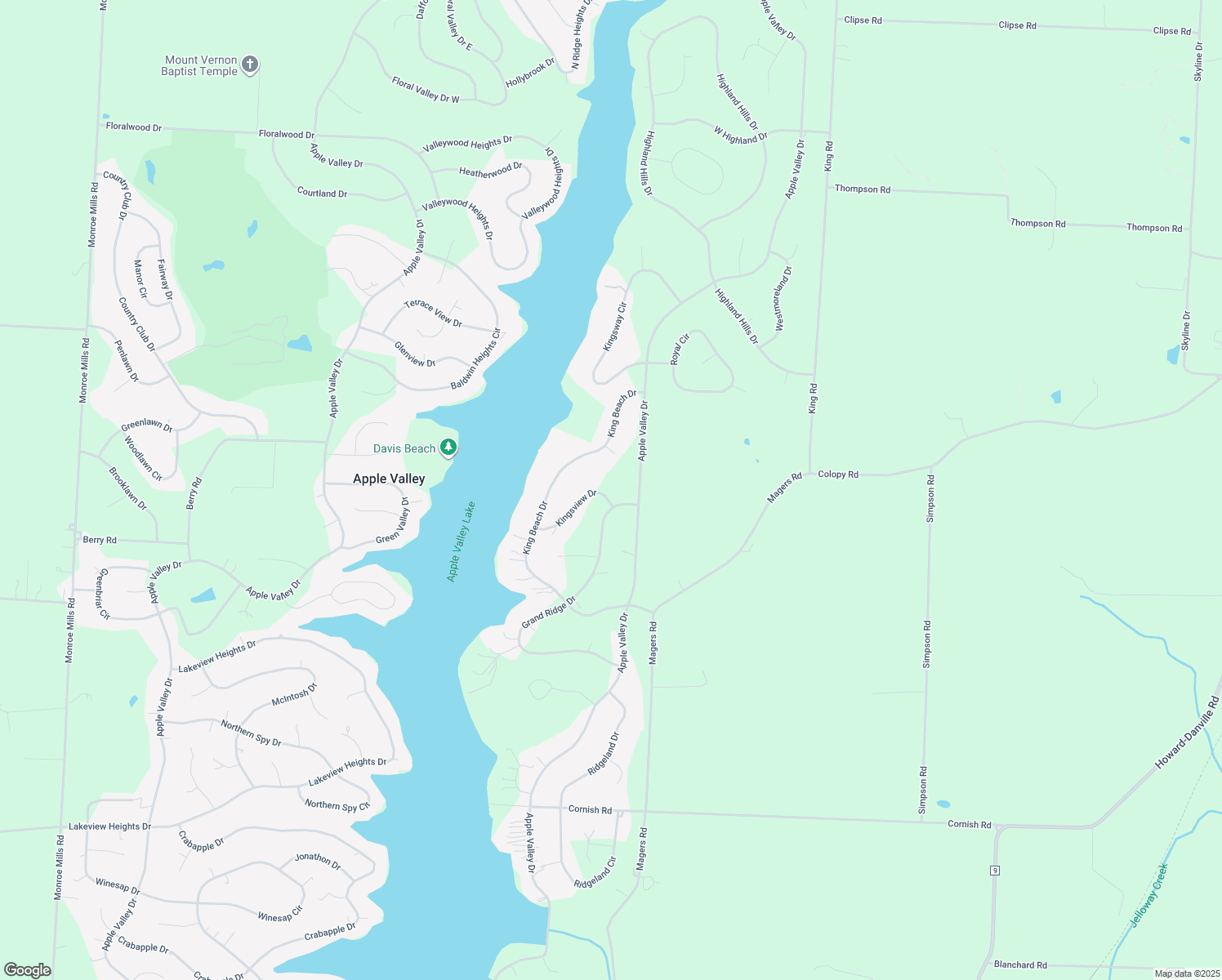 map of restaurants, bars, coffee shops, grocery stores, and more near 678 Kingsview Drive in Howard