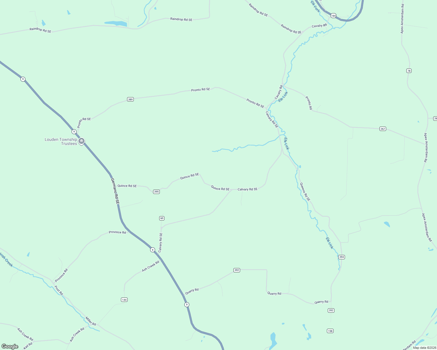 map of restaurants, bars, coffee shops, grocery stores, and more near 7015 Quince Road Southeast in Amsterdam
