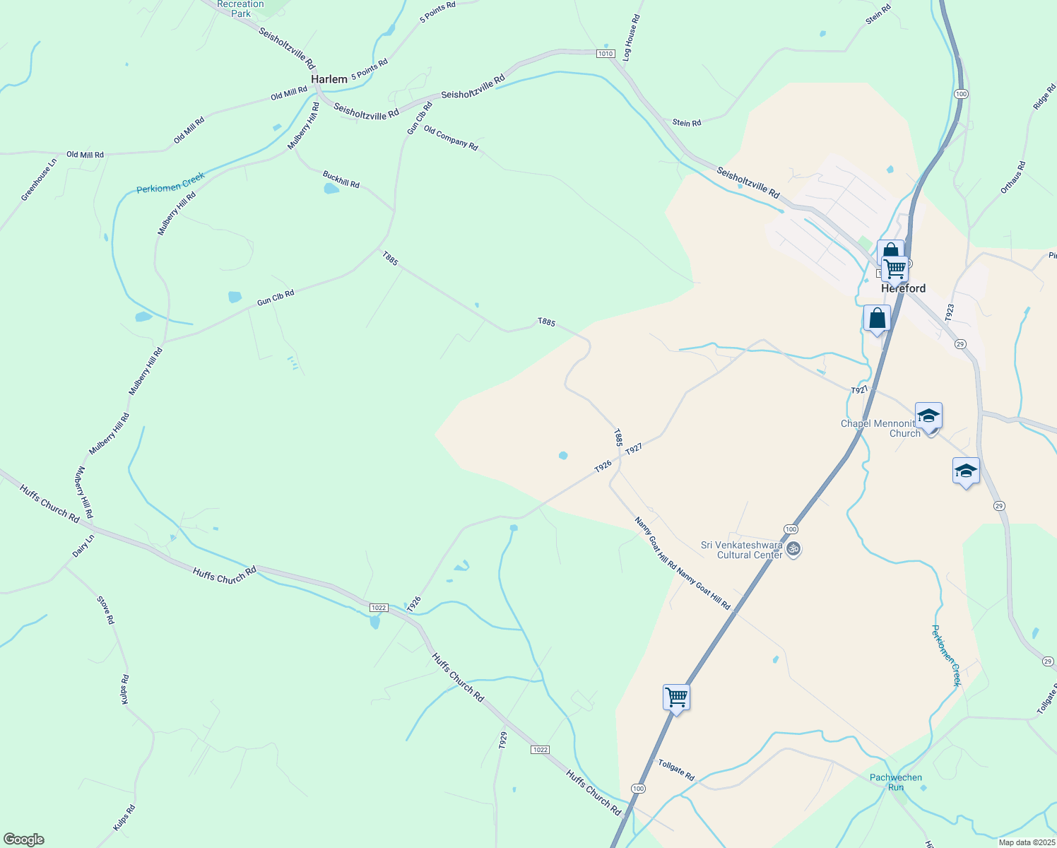 map of restaurants, bars, coffee shops, grocery stores, and more near 72 Grouse Hill Rd in Barto