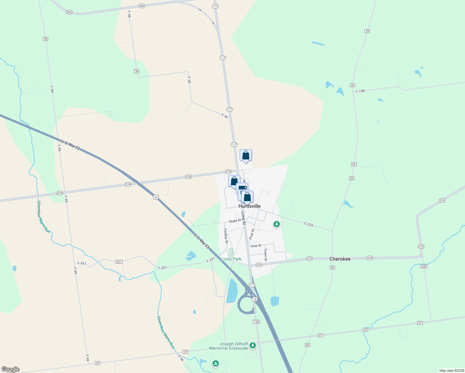 map of restaurants, bars, coffee shops, grocery stores, and more near 6786 Wilmont Terrace in Huntsville