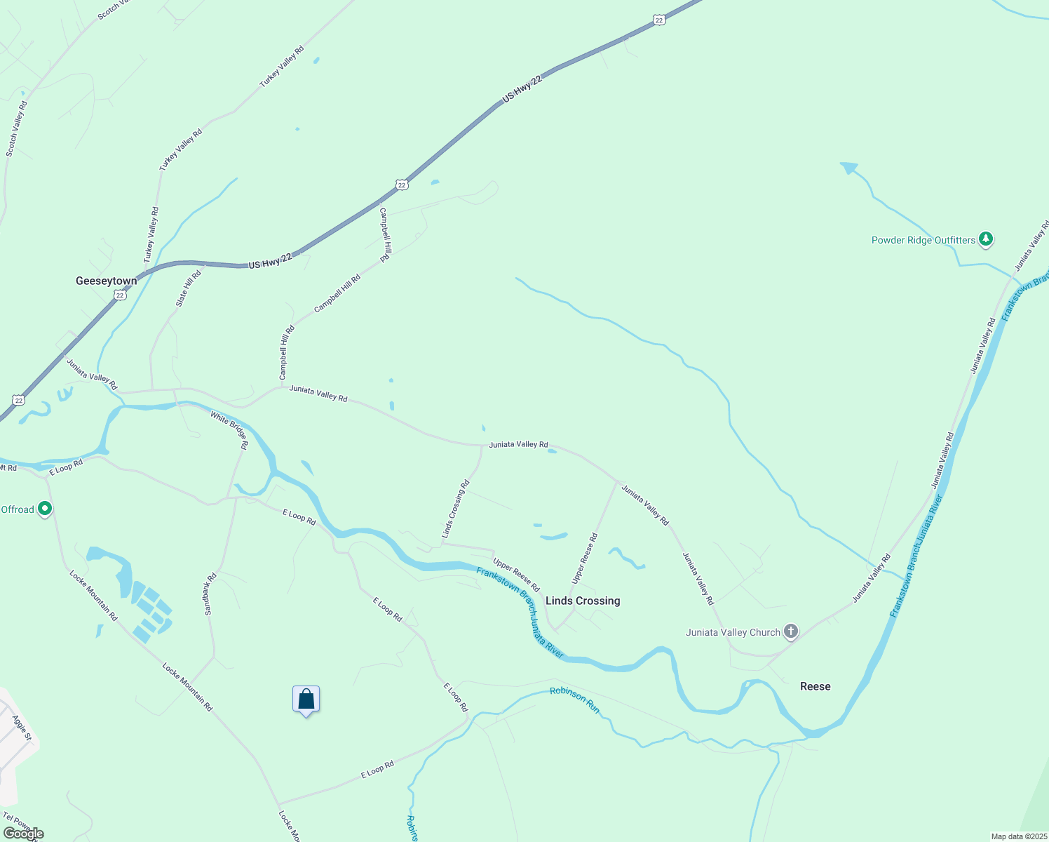 map of restaurants, bars, coffee shops, grocery stores, and more near 779 Juniata Valley Rd in Hollidaysburg