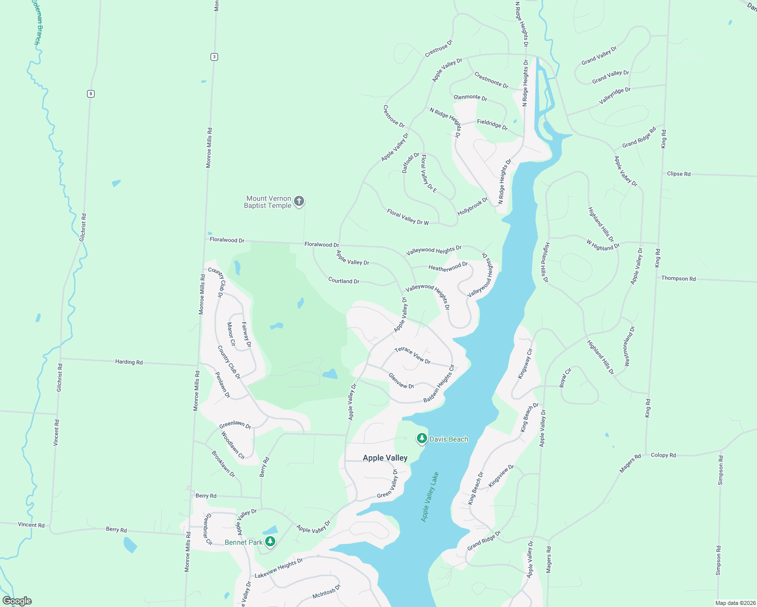 map of restaurants, bars, coffee shops, grocery stores, and more near 54 Valley Court in Howard