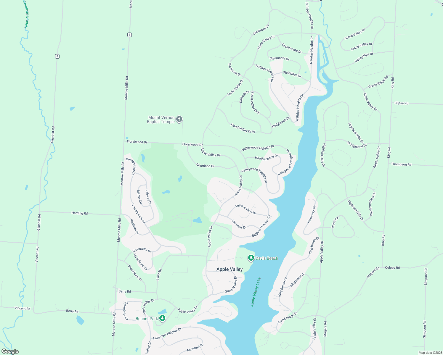map of restaurants, bars, coffee shops, grocery stores, and more near 54 Valley Court in Howard