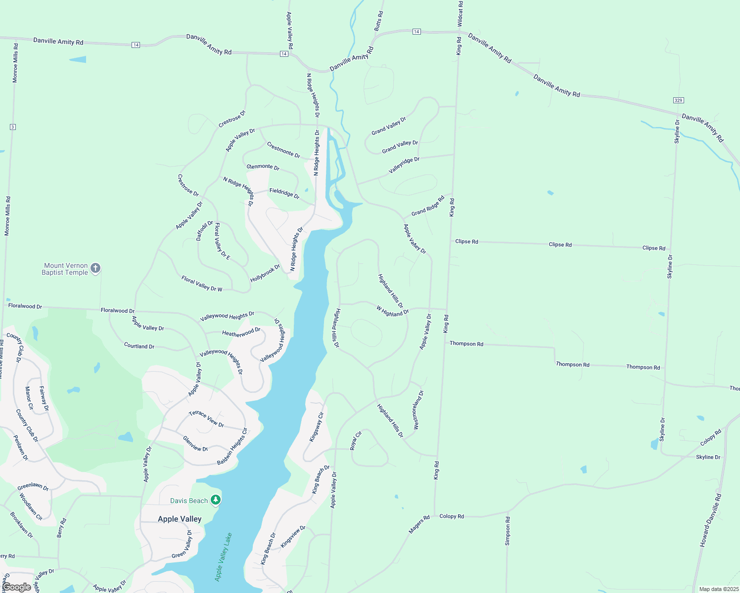 map of restaurants, bars, coffee shops, grocery stores, and more near 540 West Highland Drive in Howard