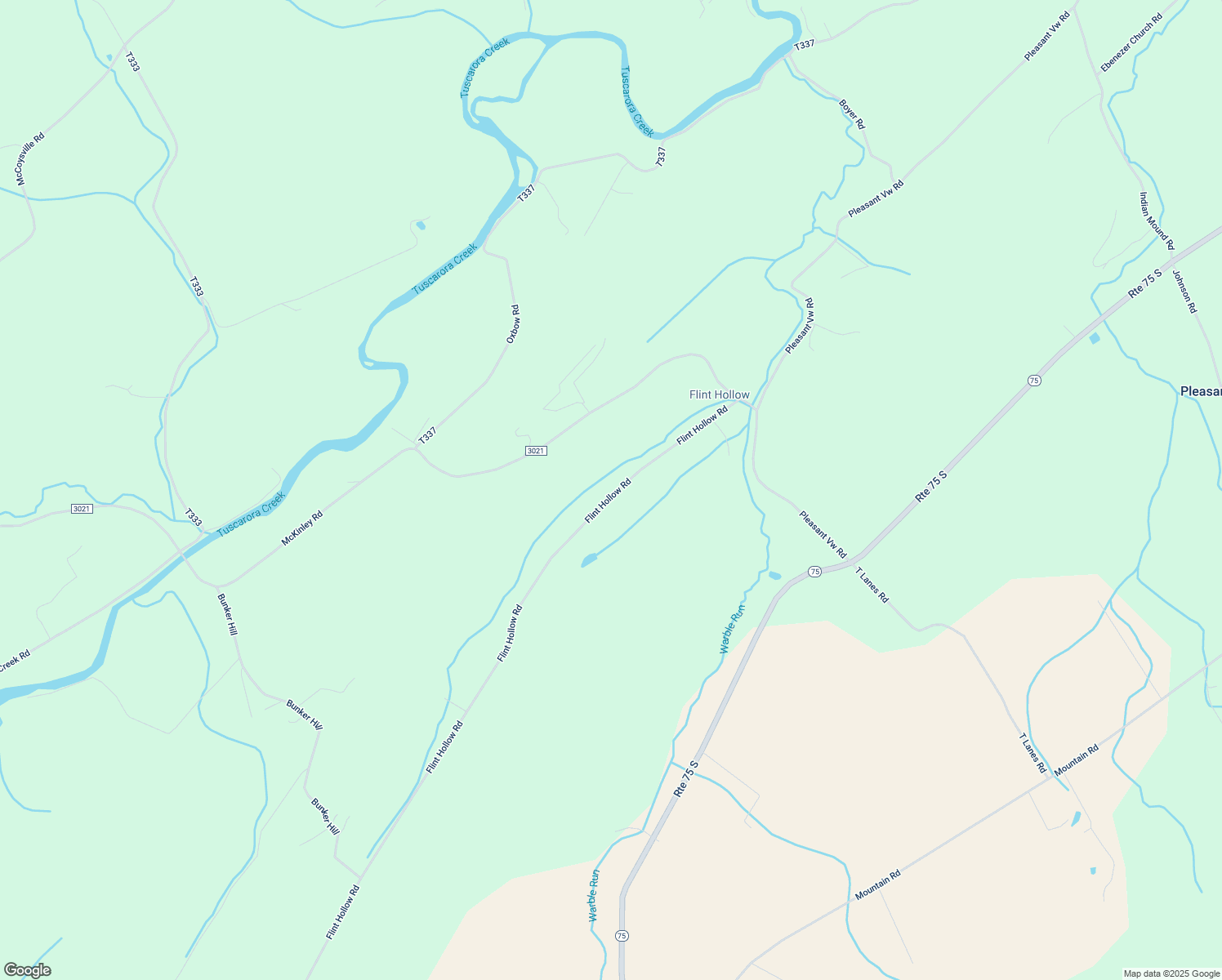 map of restaurants, bars, coffee shops, grocery stores, and more near 3616 Flint Hollow Road in Port Royal