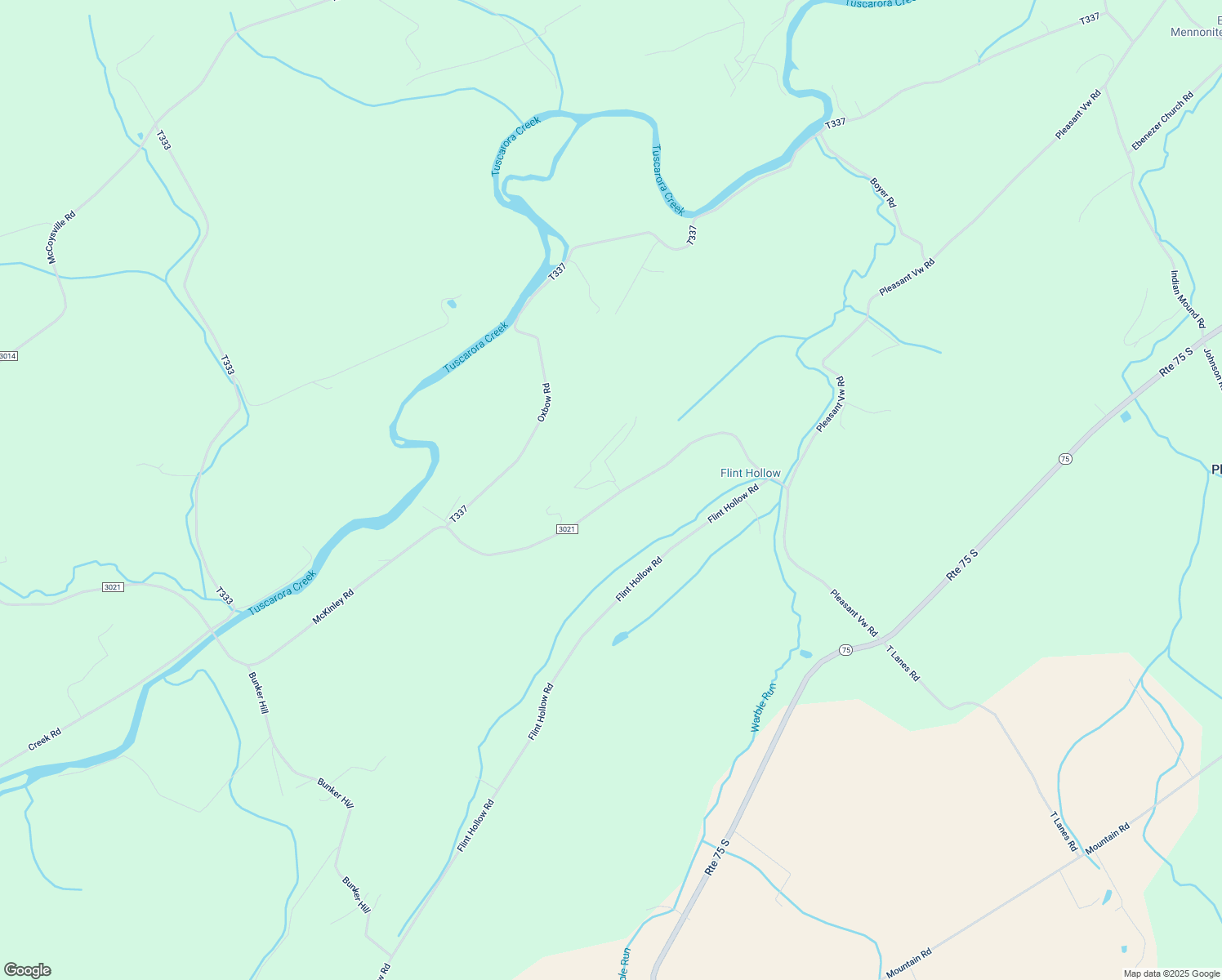 map of restaurants, bars, coffee shops, grocery stores, and more near 4011 State Route 3021 in Honey Grove