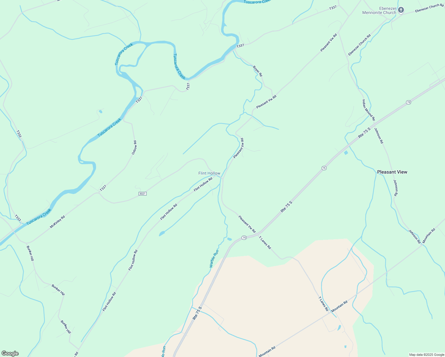 map of restaurants, bars, coffee shops, grocery stores, and more near McKinley Road in Port Royal