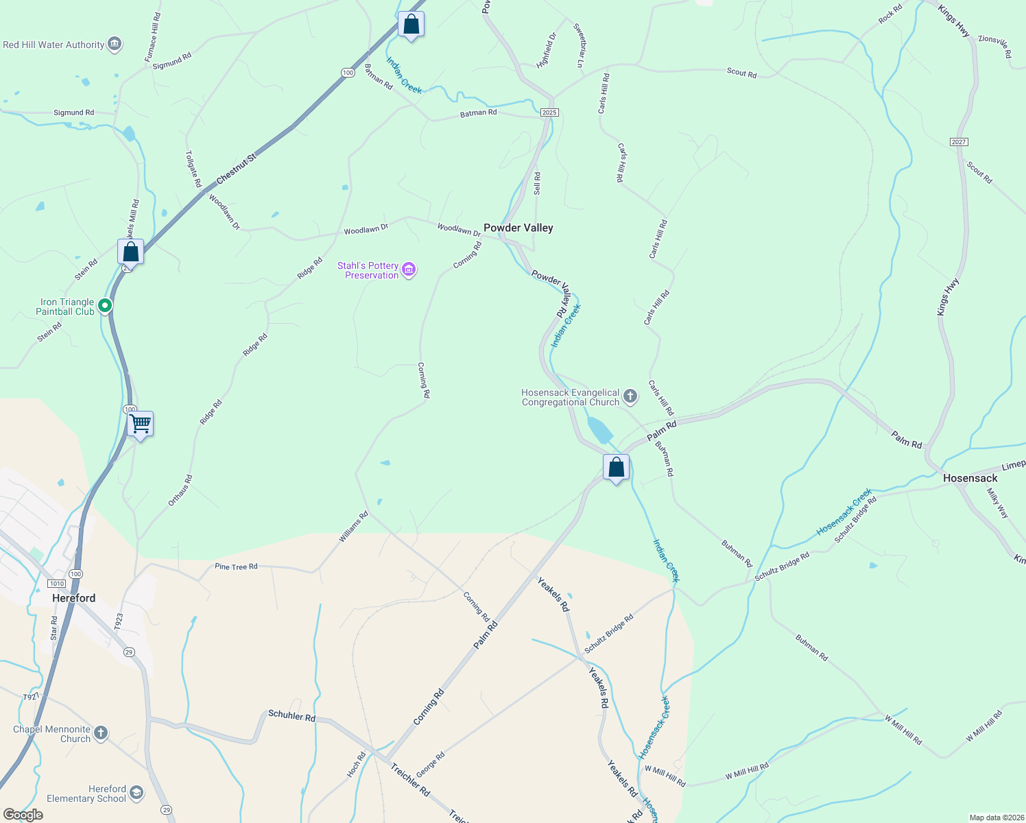 map of restaurants, bars, coffee shops, grocery stores, and more near 7472 Powder Valley Road in Zionsville