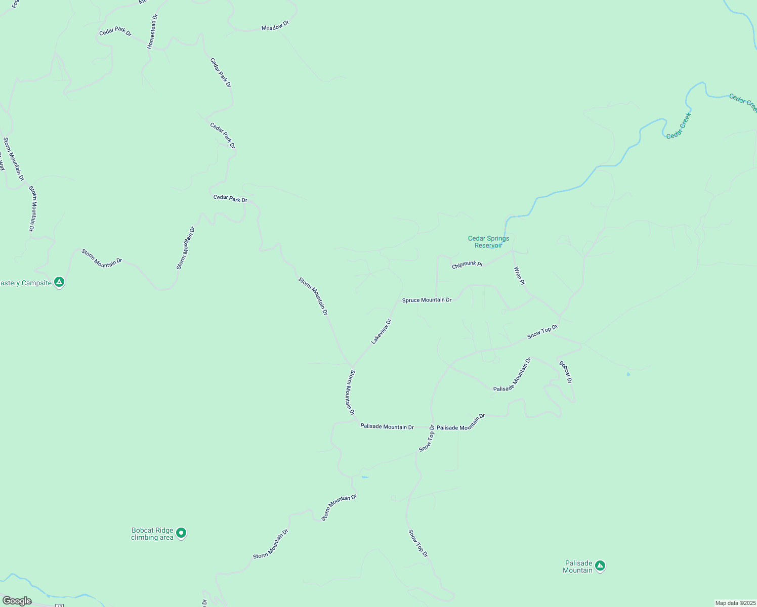 map of restaurants, bars, coffee shops, grocery stores, and more near 387 Lakeview Drive in Drake