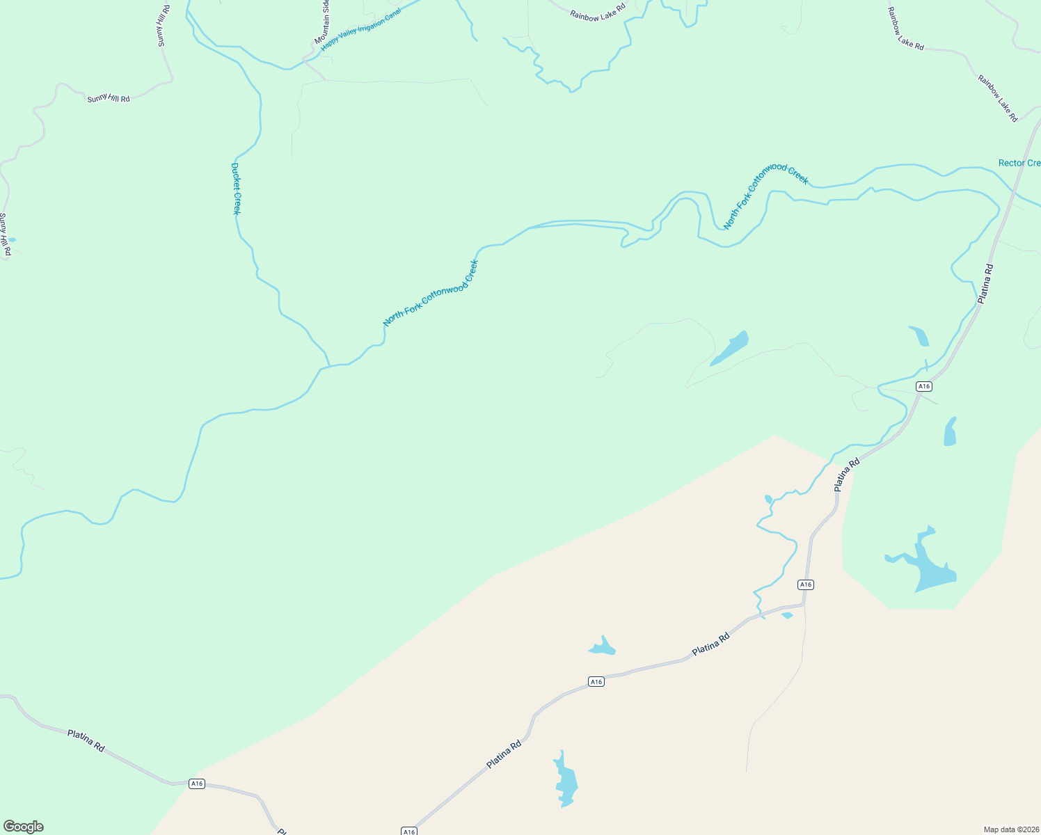 map of restaurants, bars, coffee shops, grocery stores, and more near 10450-10848 Platina Road in Ono