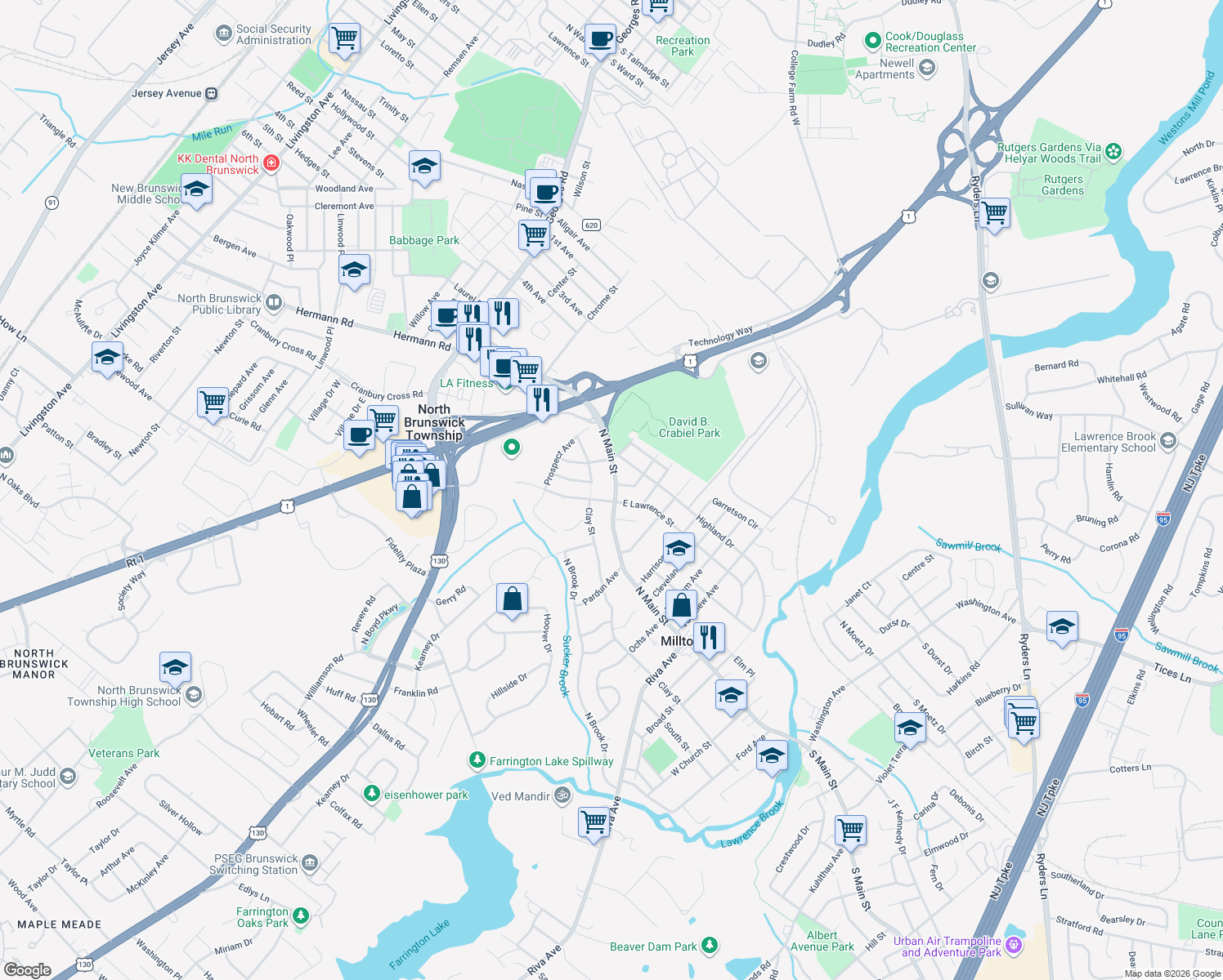 376 North Main Street, Milltown NJ Walk Score