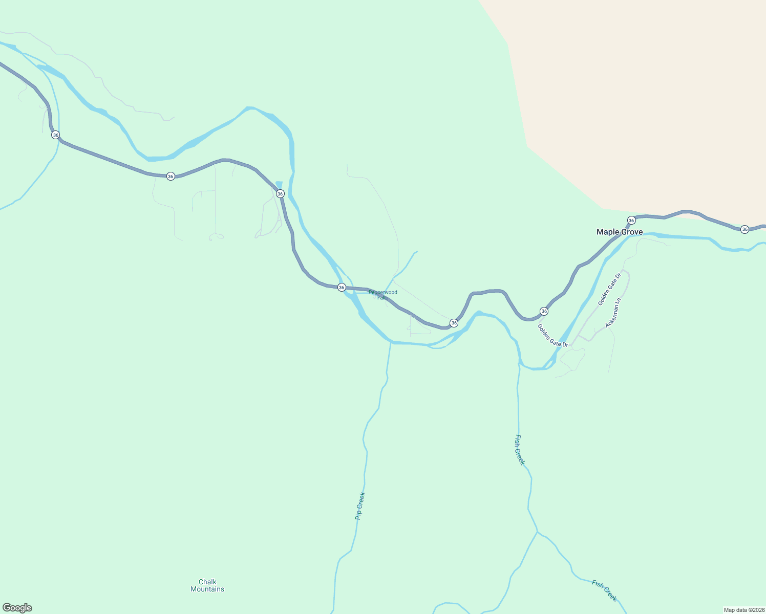map of restaurants, bars, coffee shops, grocery stores, and more near 90 Maple Lane in Carlotta