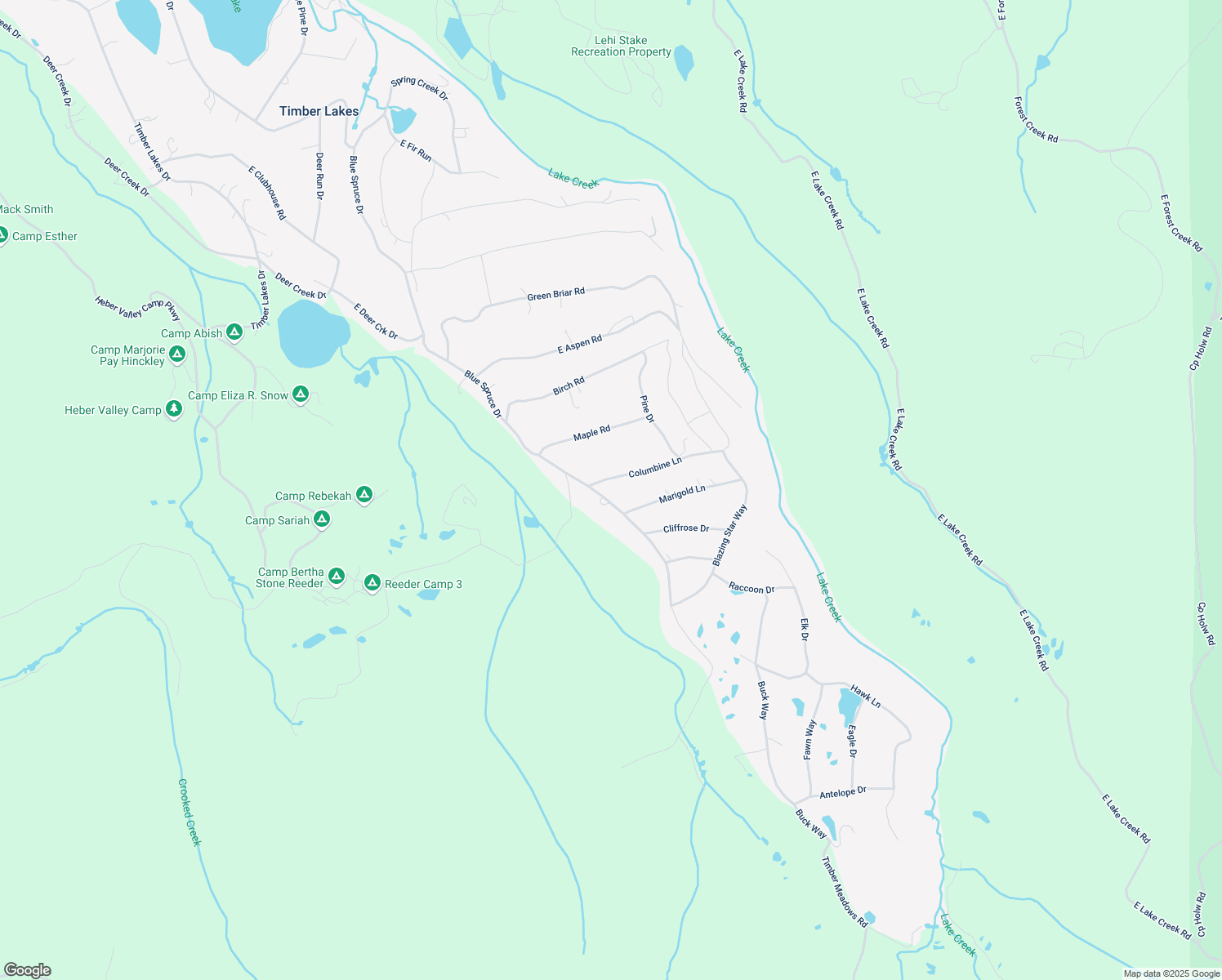 map of restaurants, bars, coffee shops, grocery stores, and more near 11234 Columbine Lane in Heber City