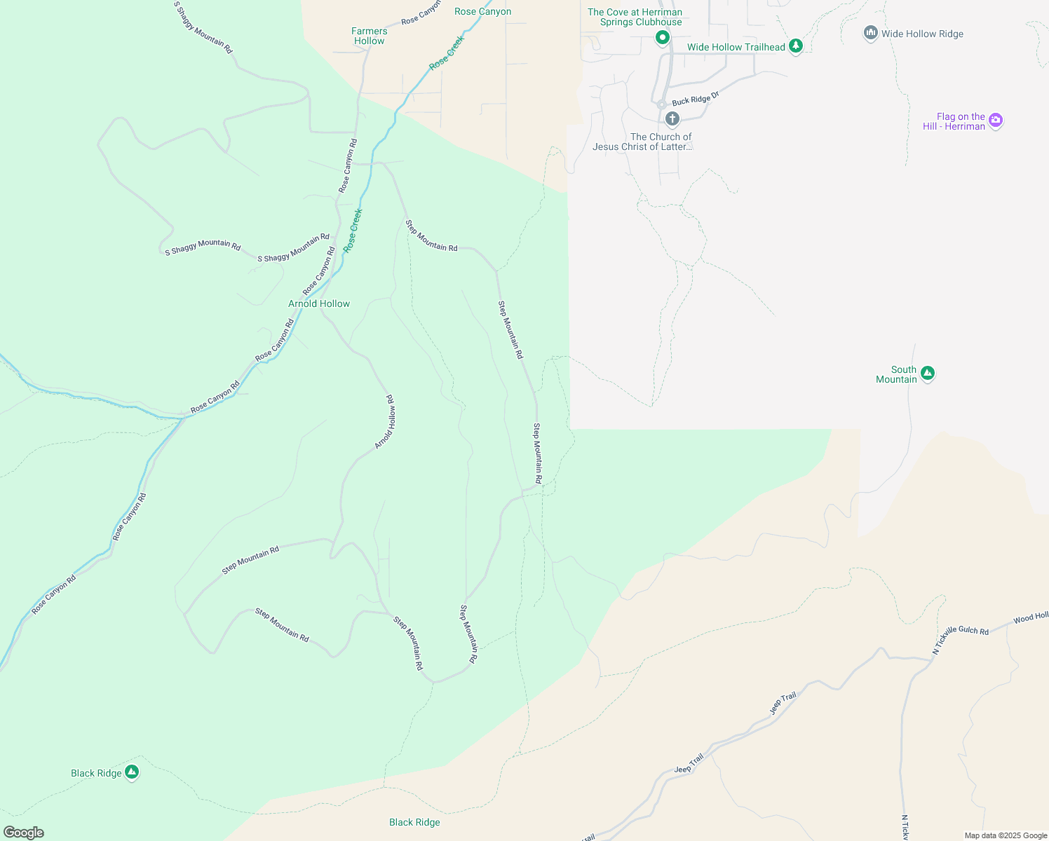 map of restaurants, bars, coffee shops, grocery stores, and more near 15751 High Step Lane in Herriman