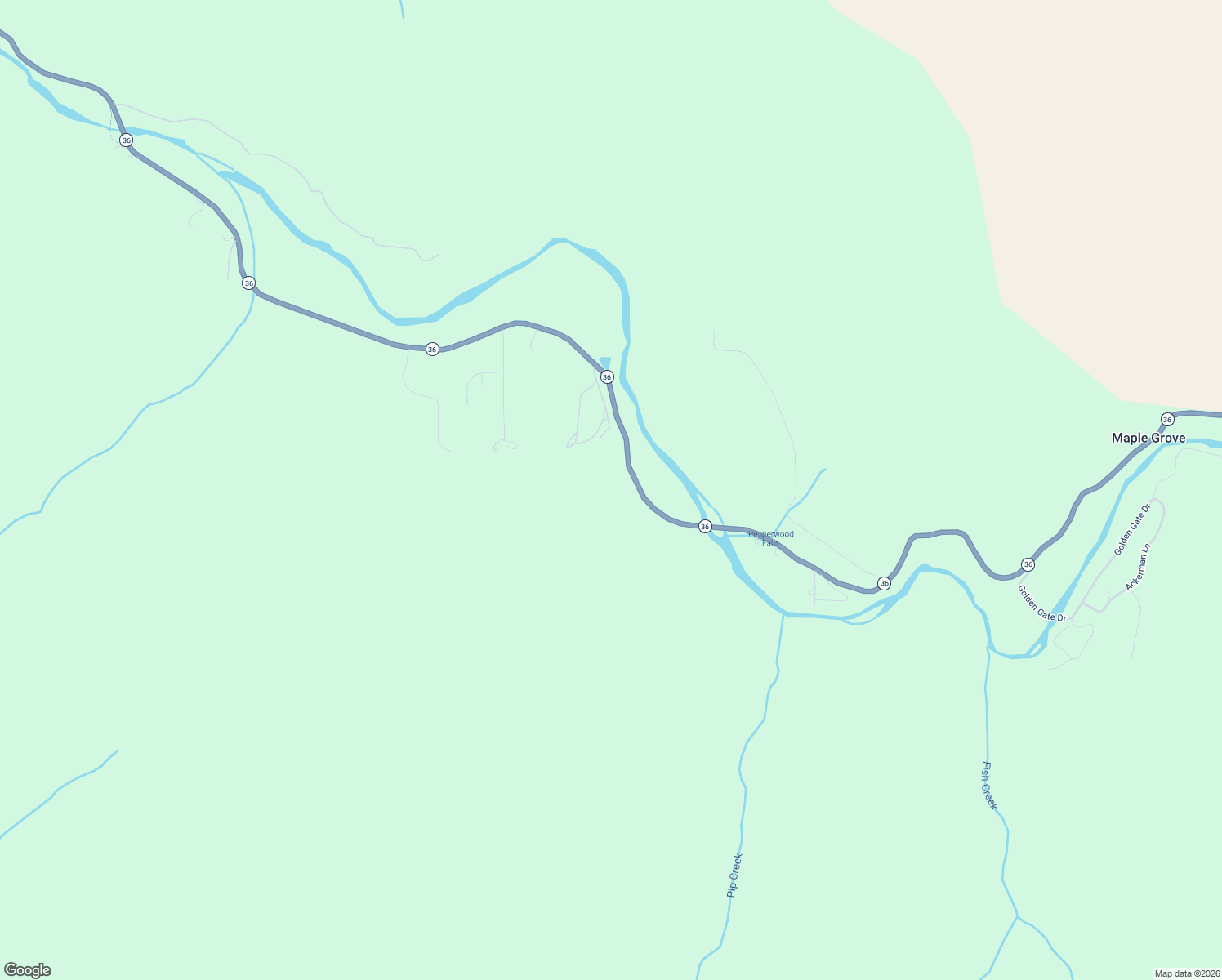 map of restaurants, bars, coffee shops, grocery stores, and more near 20720 Highway 36 in Carlotta